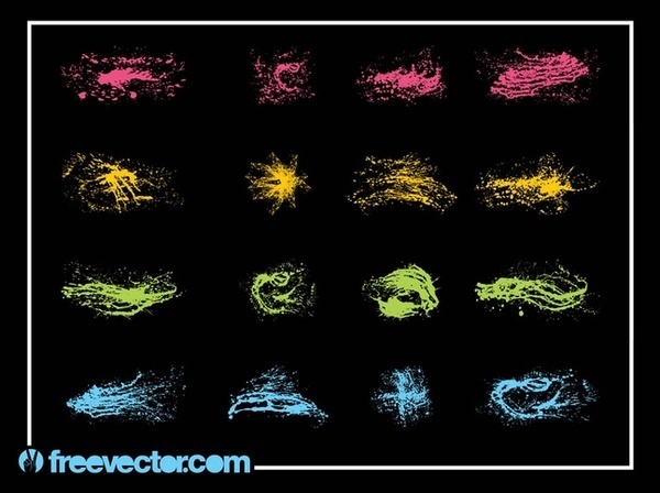 Immerse in the Colorful World of Splash Vector Designs