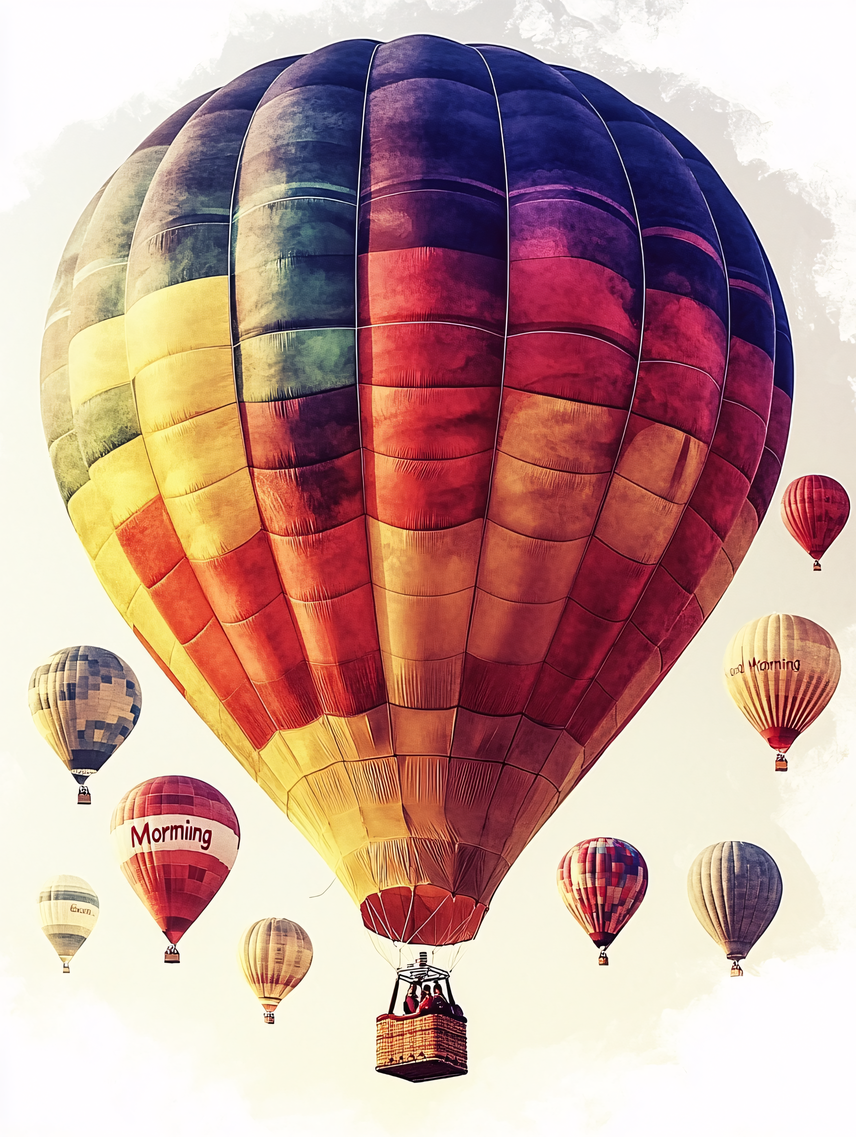Colorful Hot Air Balloons