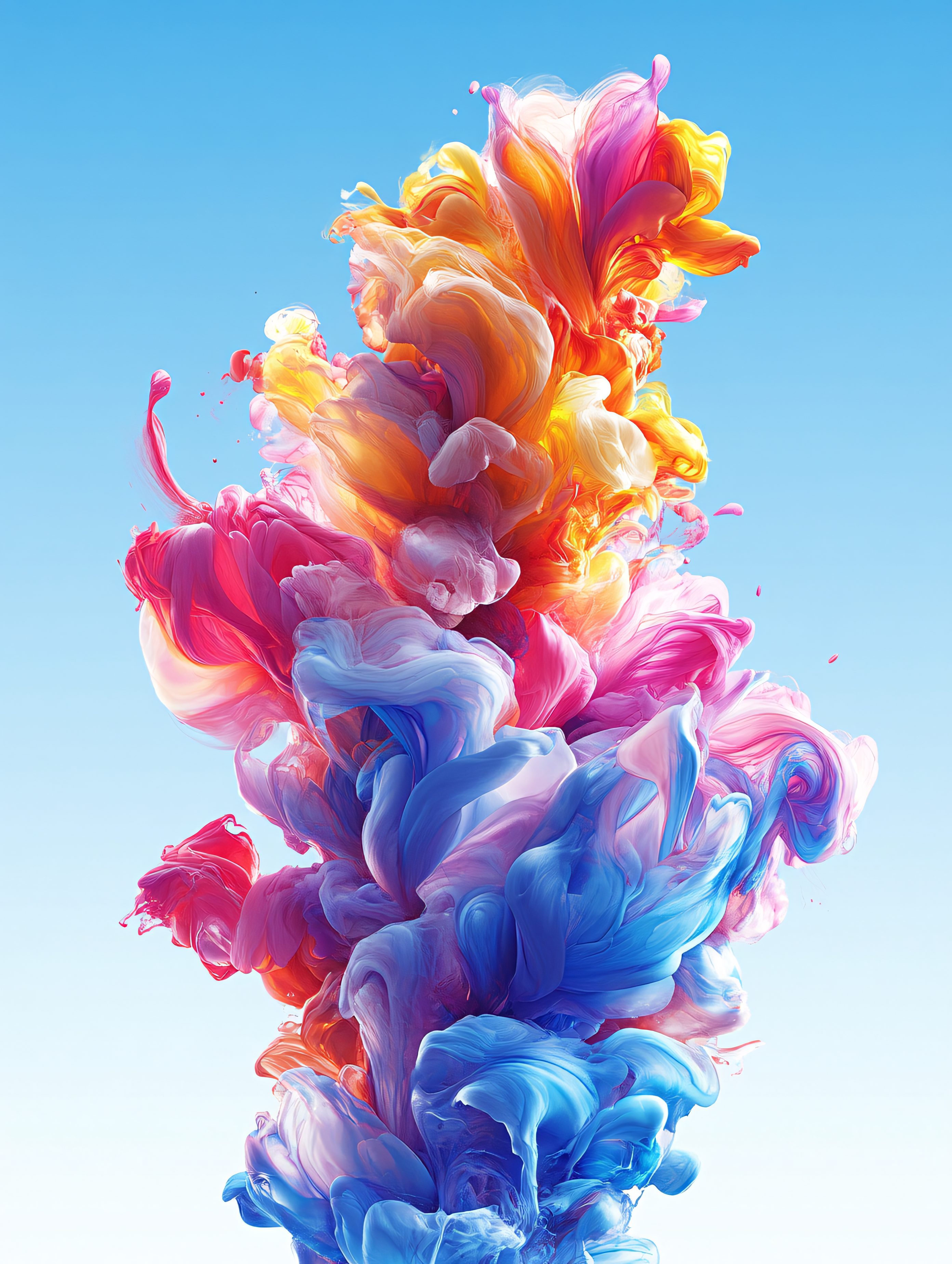 Colorful Ink Cloud