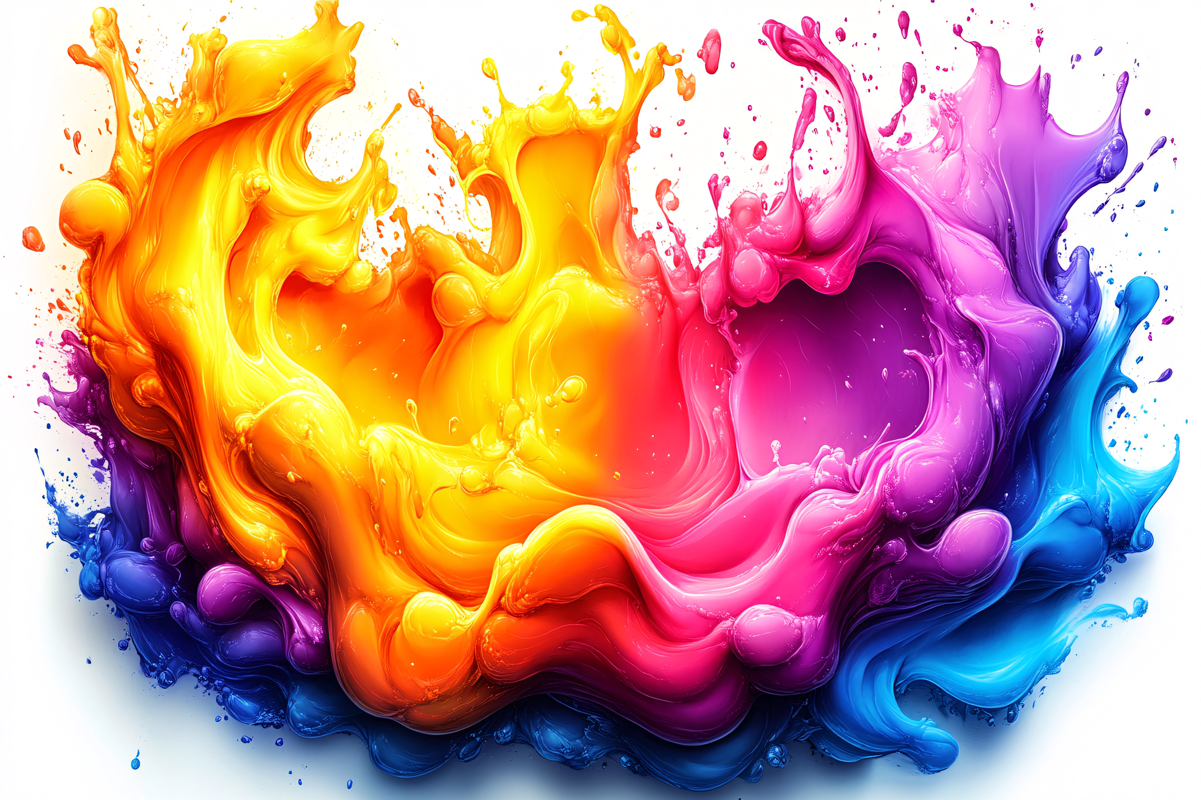 Colorful Paint Splash