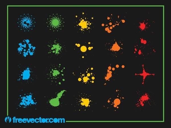 Immerse in the Colorful World of Splash Vector Designs
