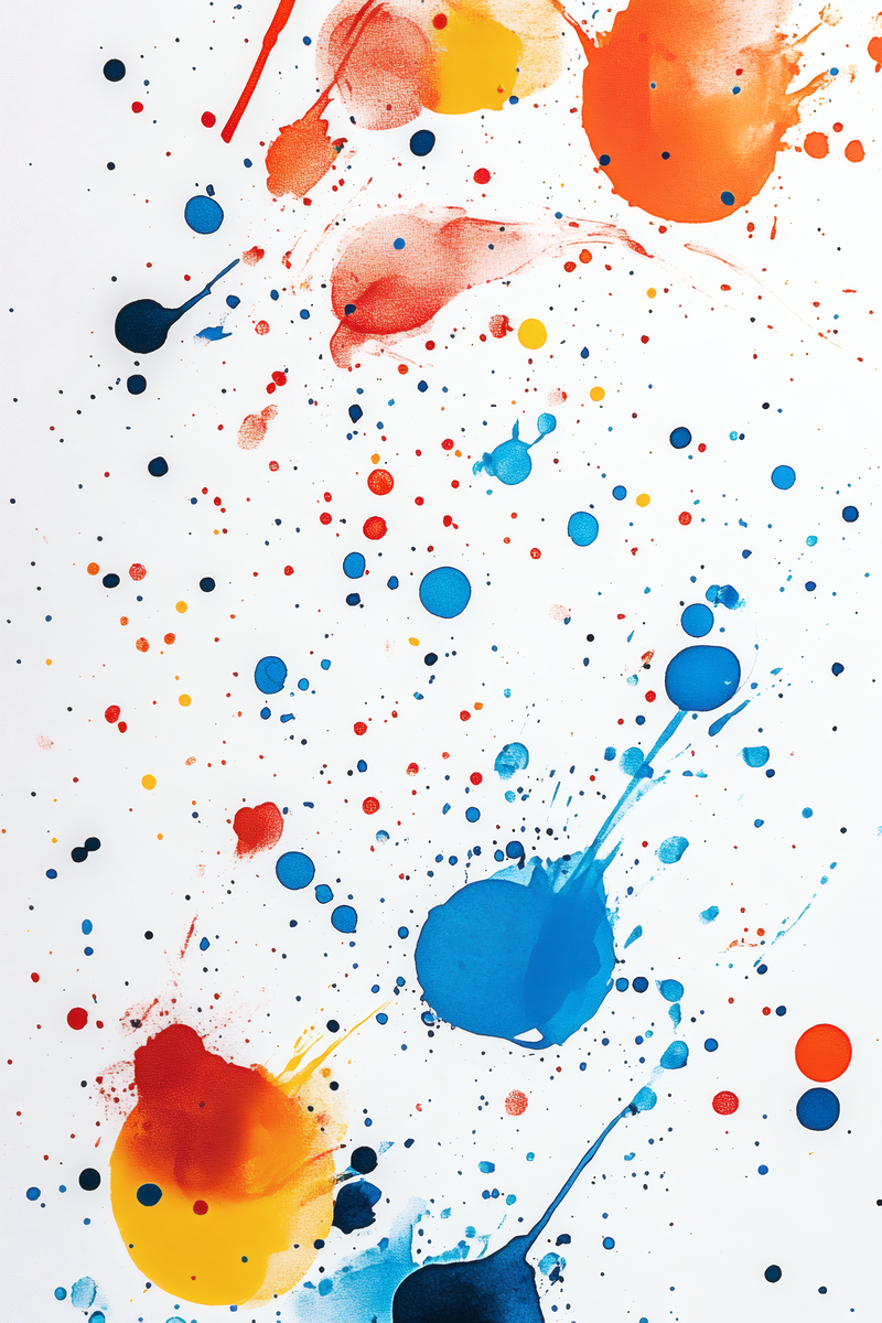 Colorful Paint Splatters