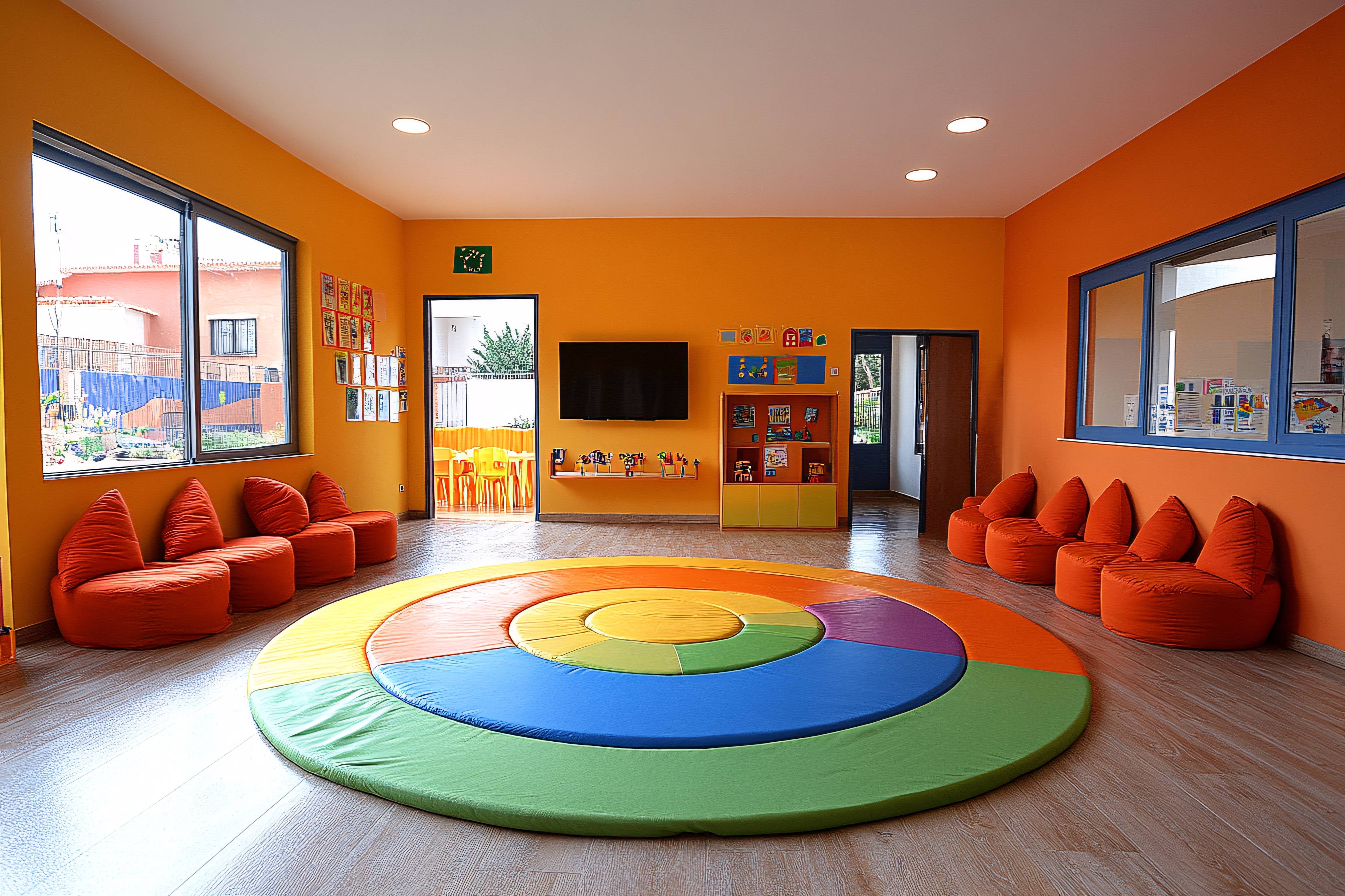 Colorful Playroom Interior