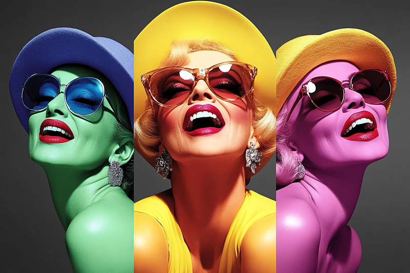 Colorful Retro Women