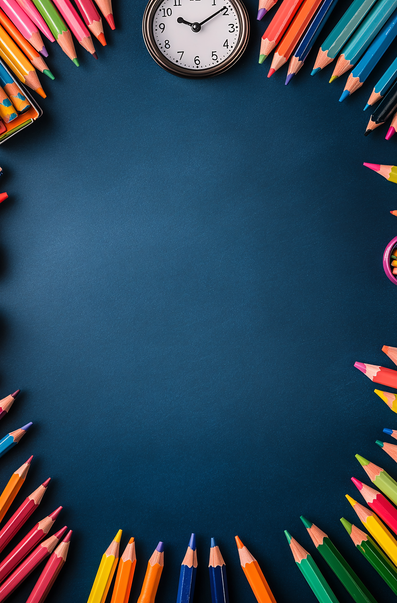 Colorful School Supplies