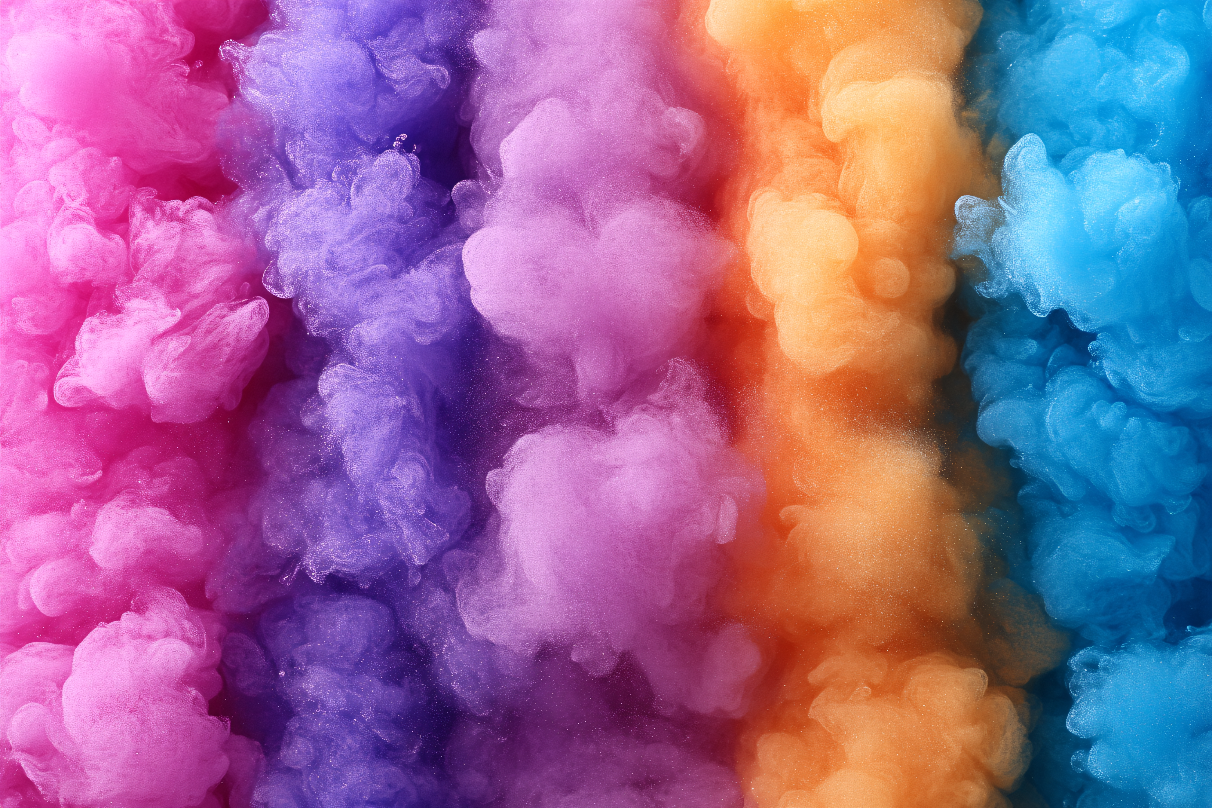 Colorful Smoke Trails