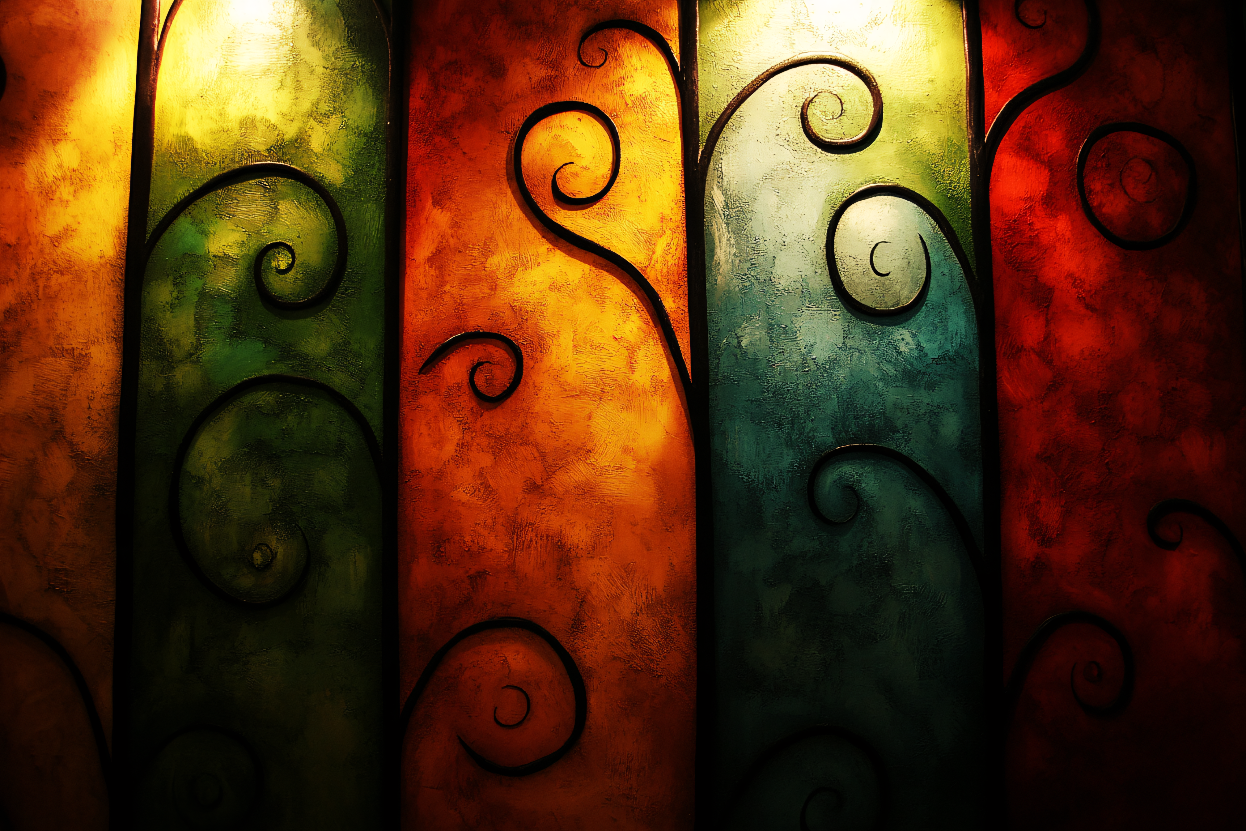 Colorful Swirl Texture