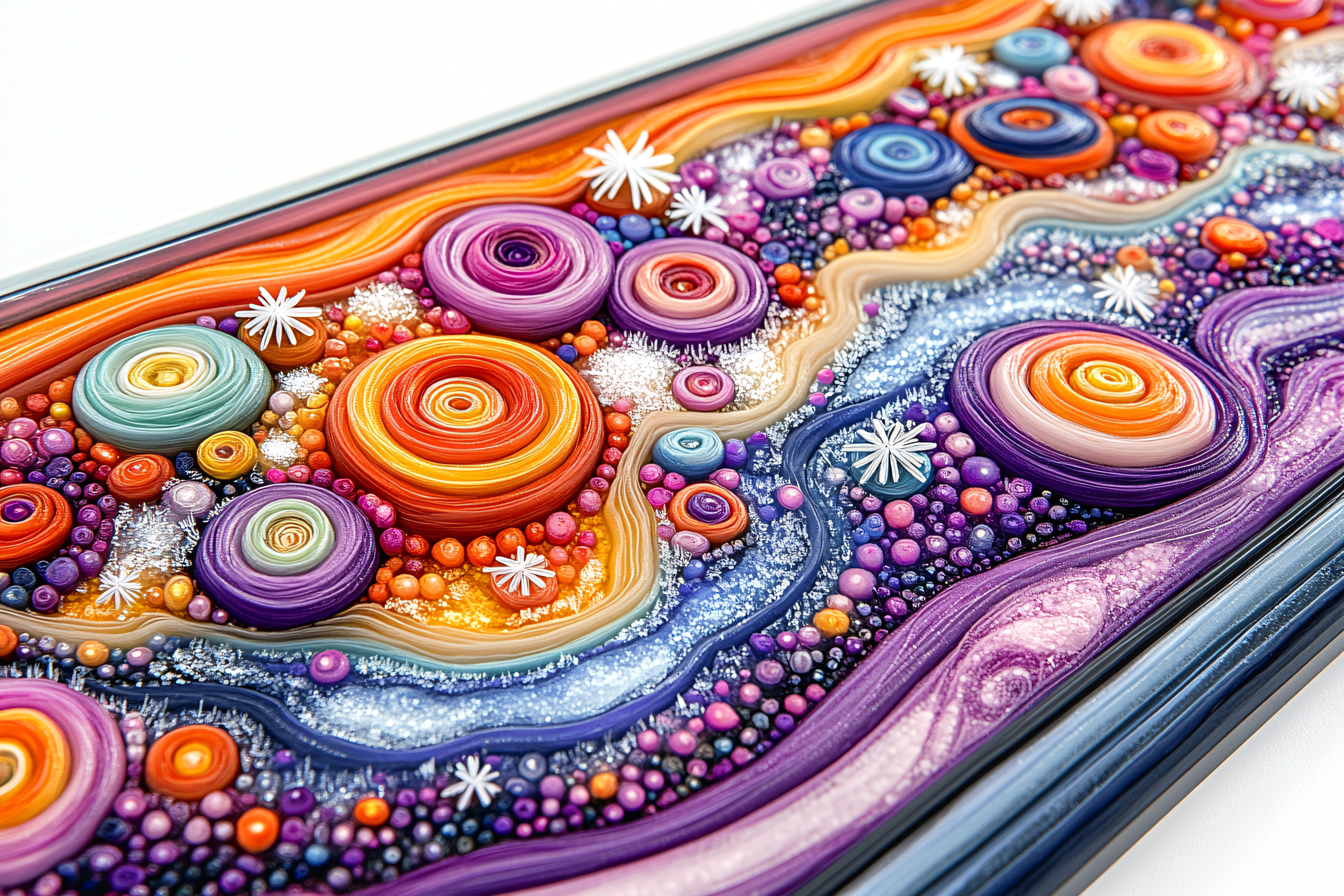 Colorful Swirls Abstract