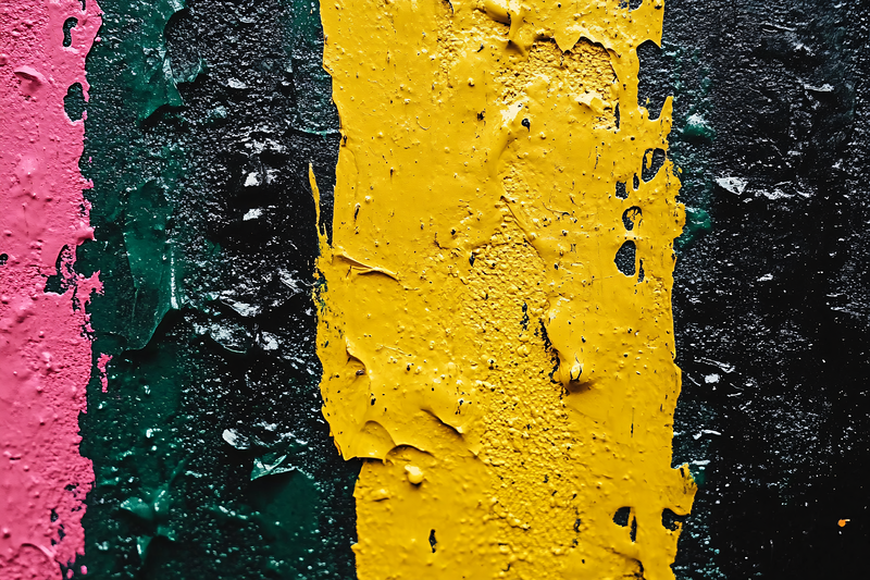 Colorful Textured Paint Stripes