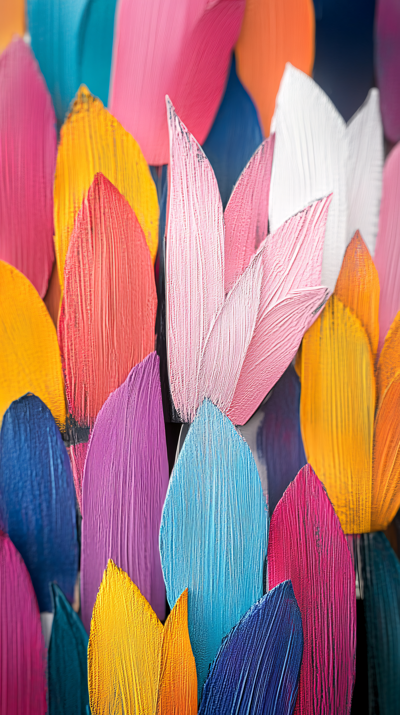Colorful Tulip Petals