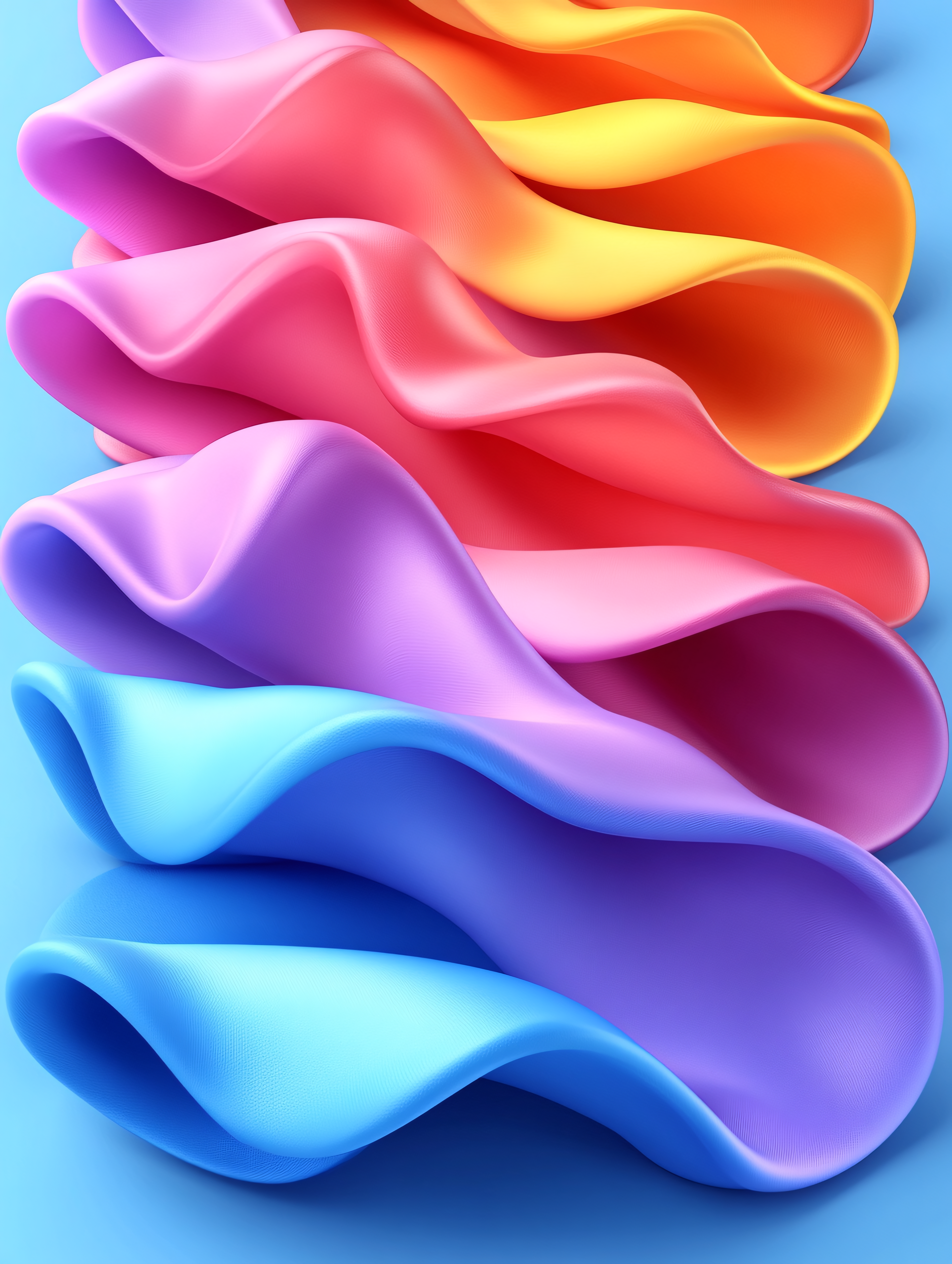 Colorful Wavy Forms