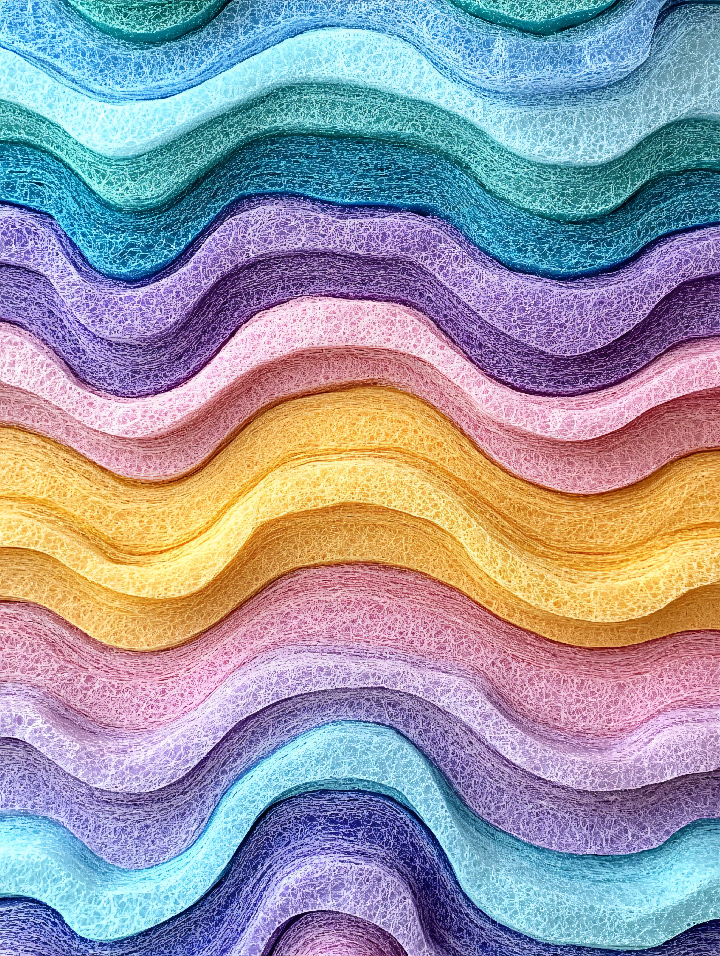 Colorful Wavy Layers