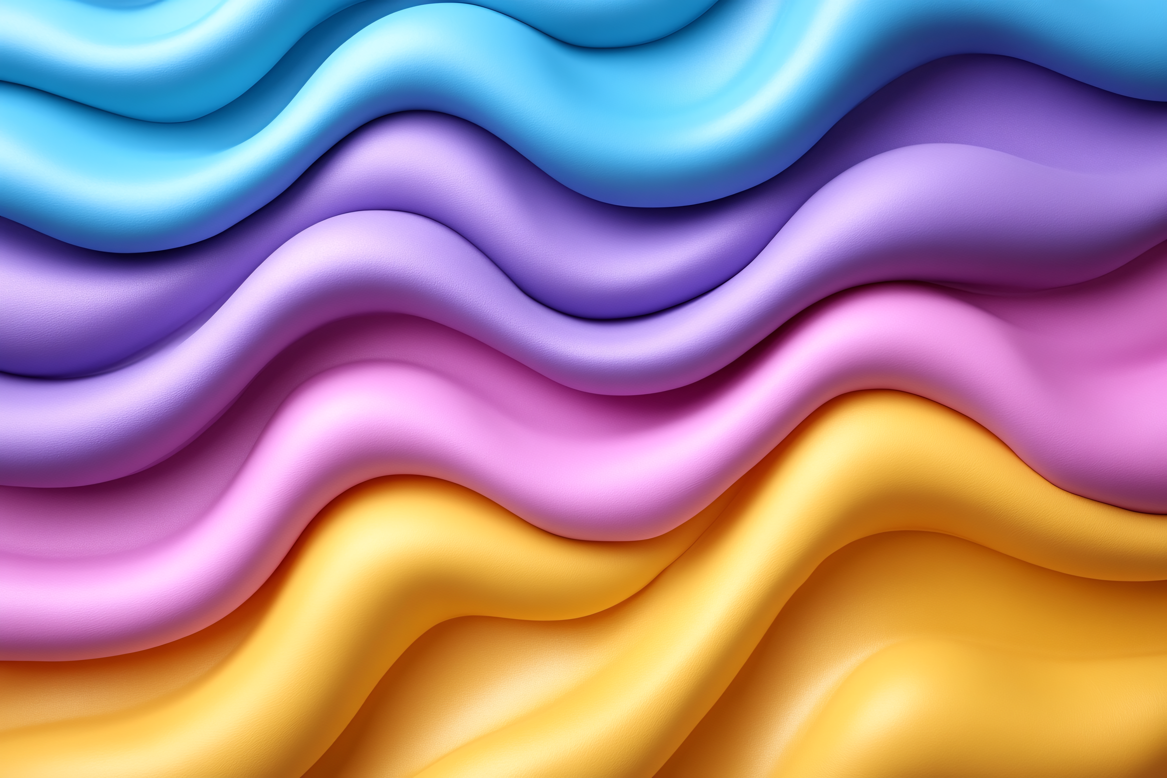 Colorful Wavy Layers