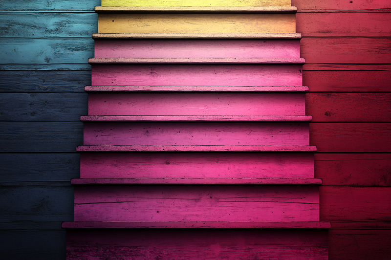 Colorful Wooden Planks