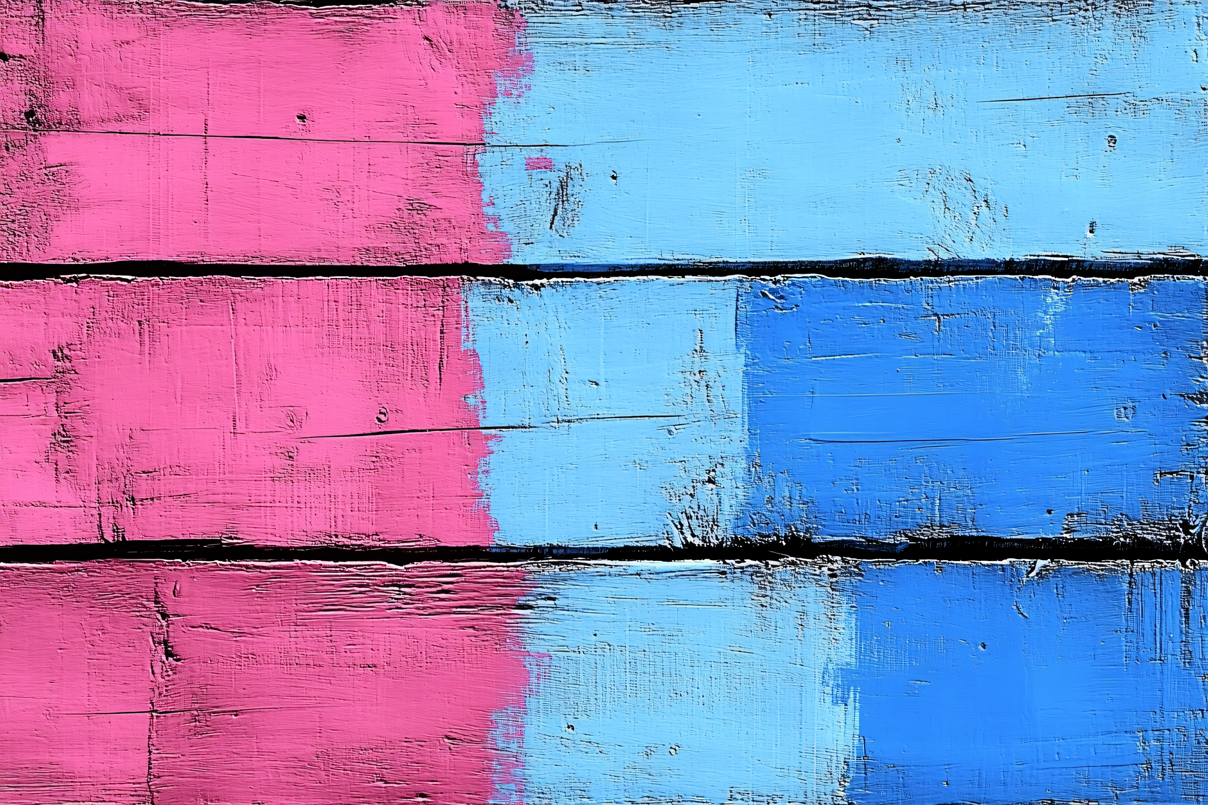 Colorful Wooden Planks