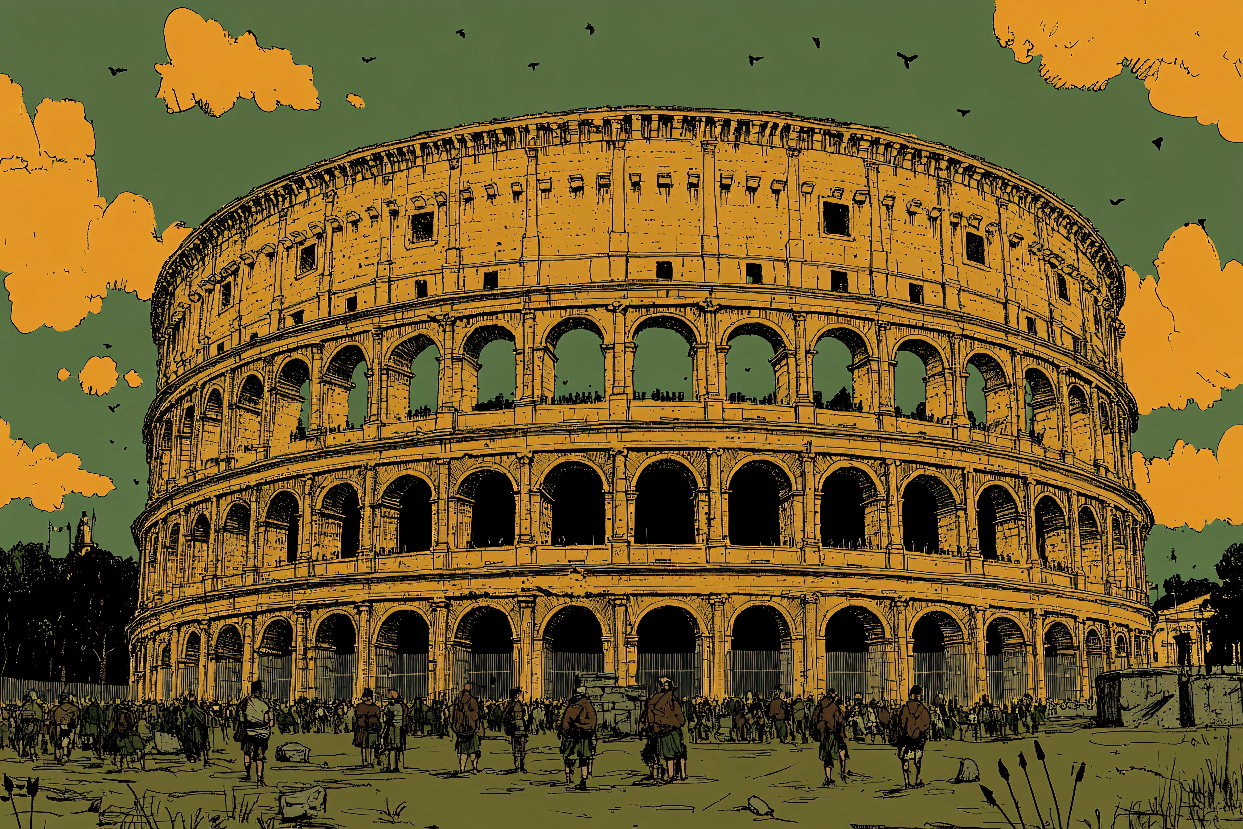 Colosseum Crowd