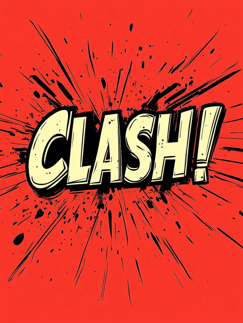Comic Book Explosion Clash