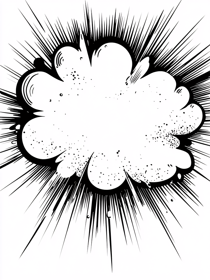Comic Book Explosion Effect