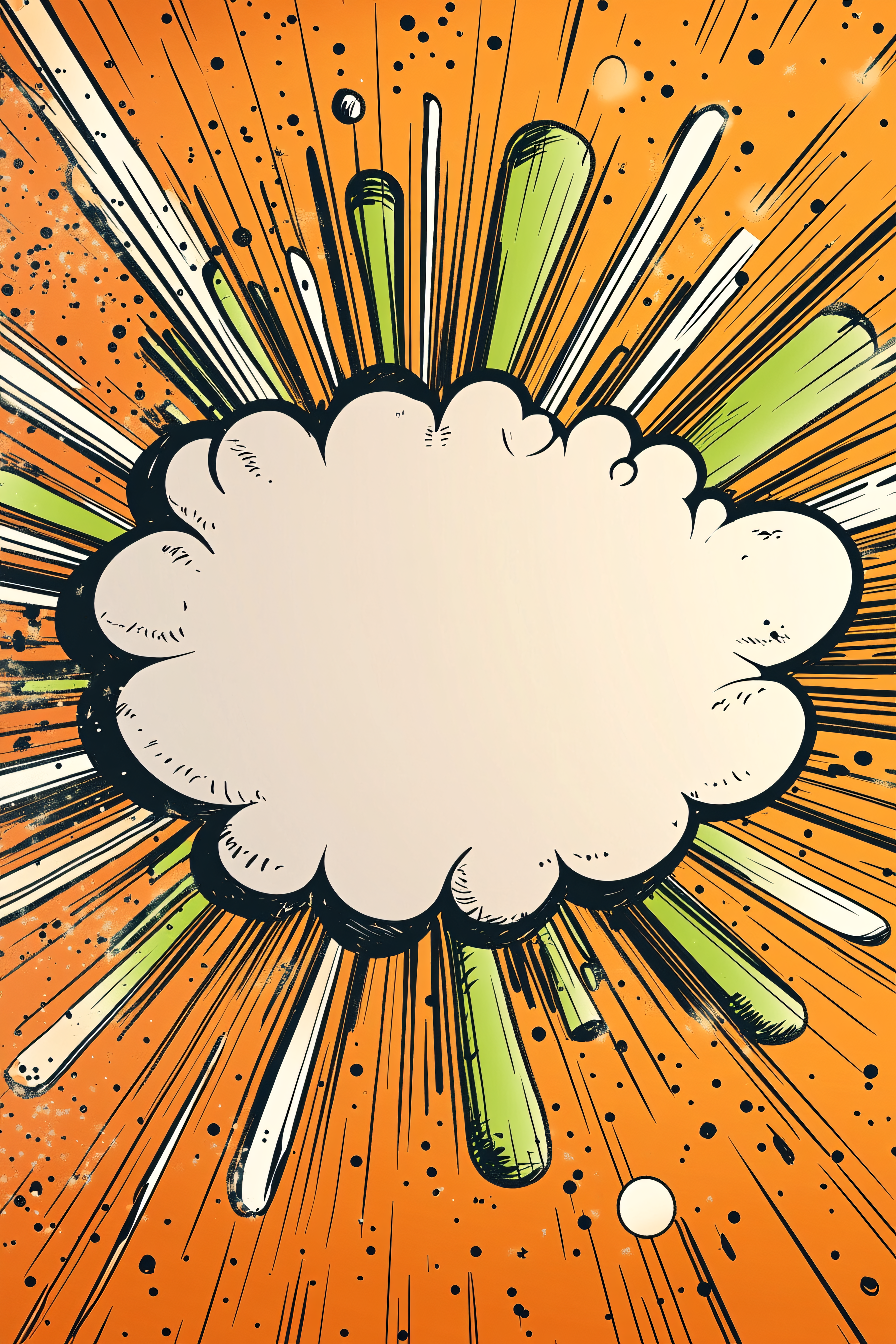 Comic Explosion Speech Bubble