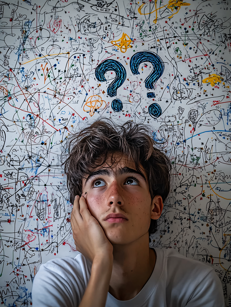 Confused Young Man