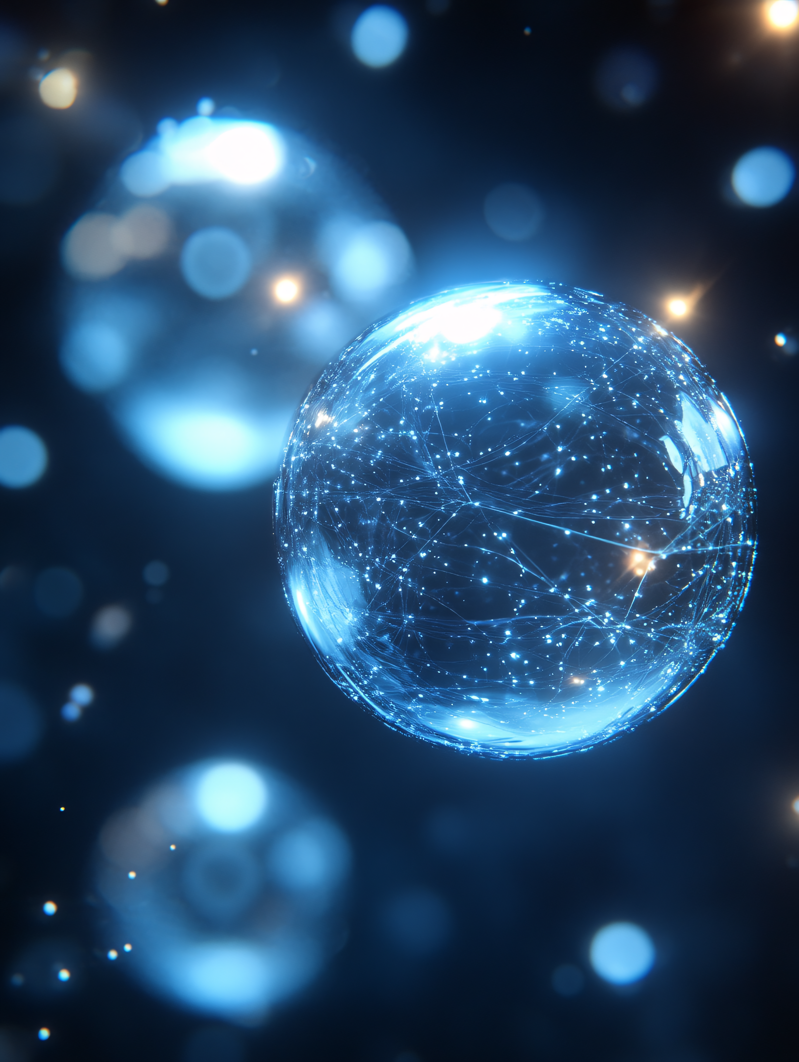 Connected Network Globe