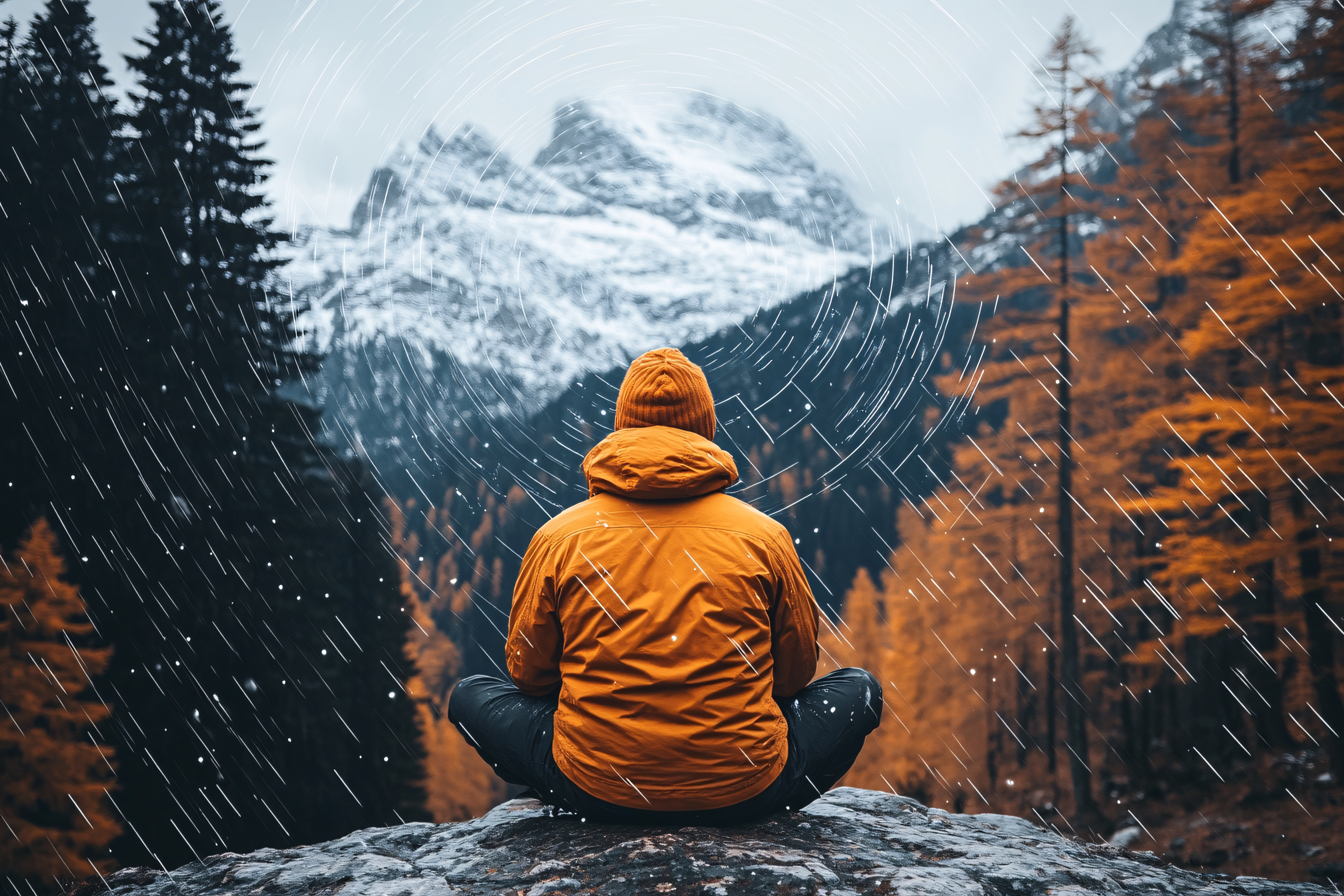 Contemplation in the Mountains