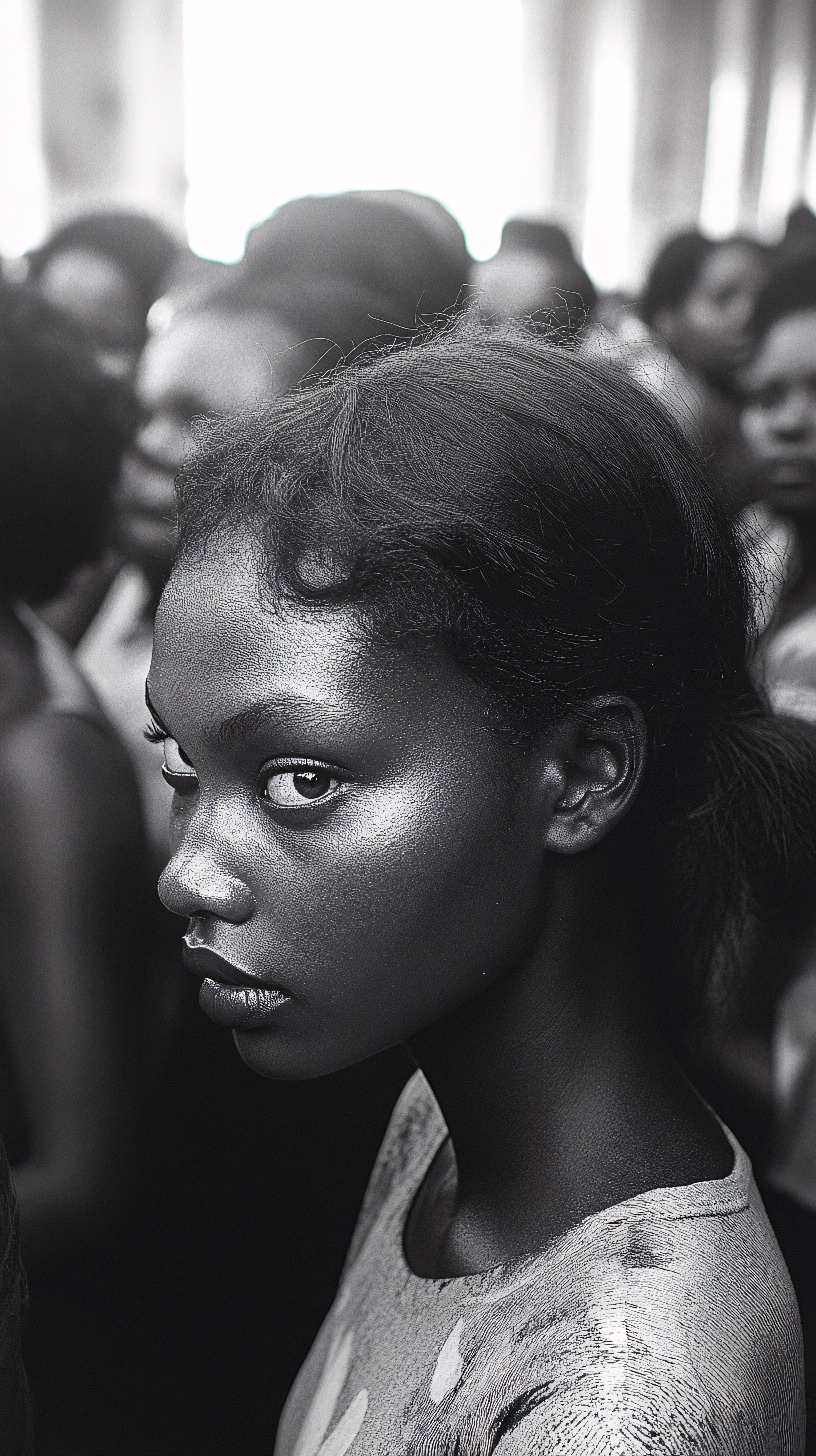 Contemplative Gaze in Crowd