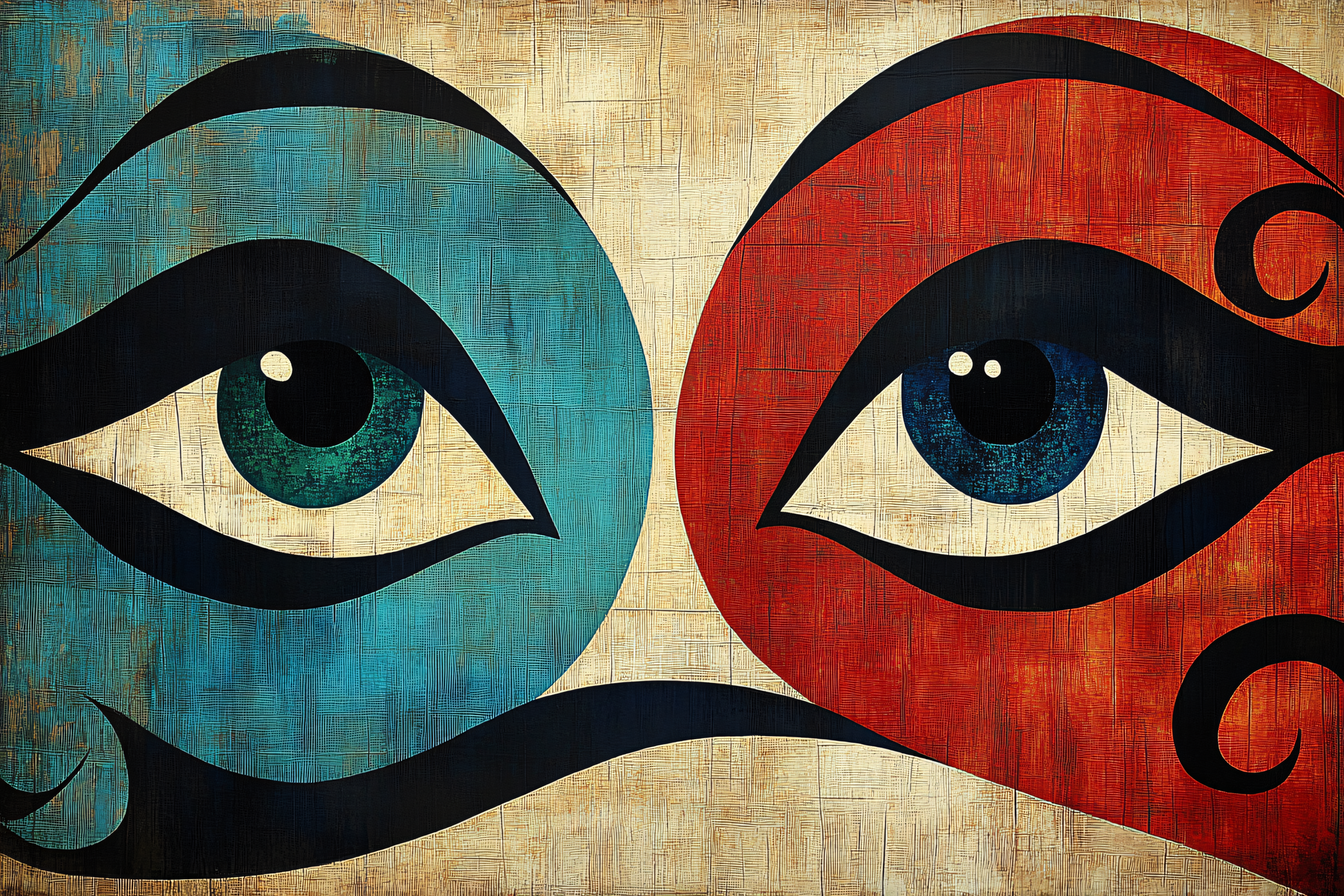 Contrasting Gaze