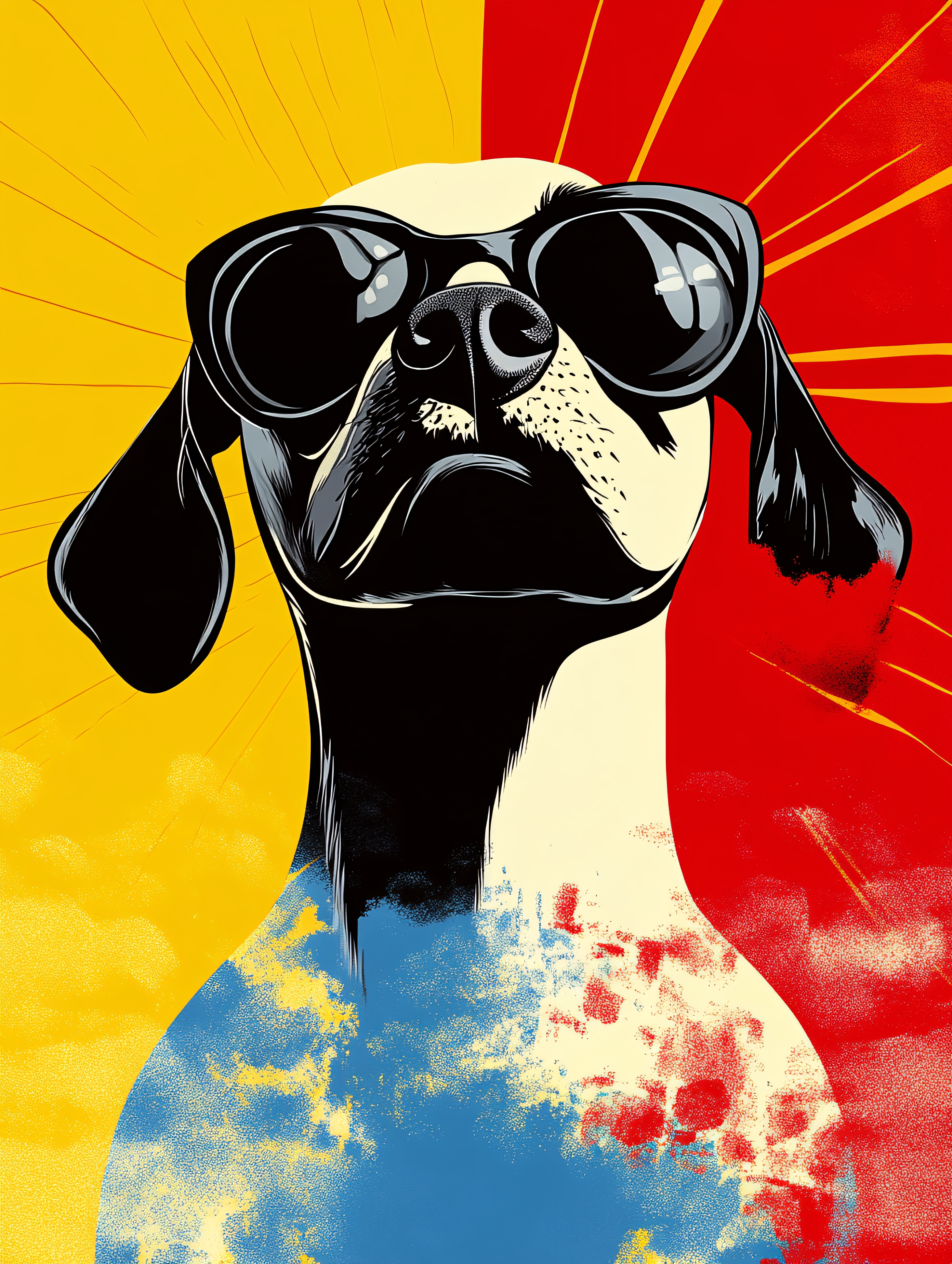 Cool Dog With Sunglasses