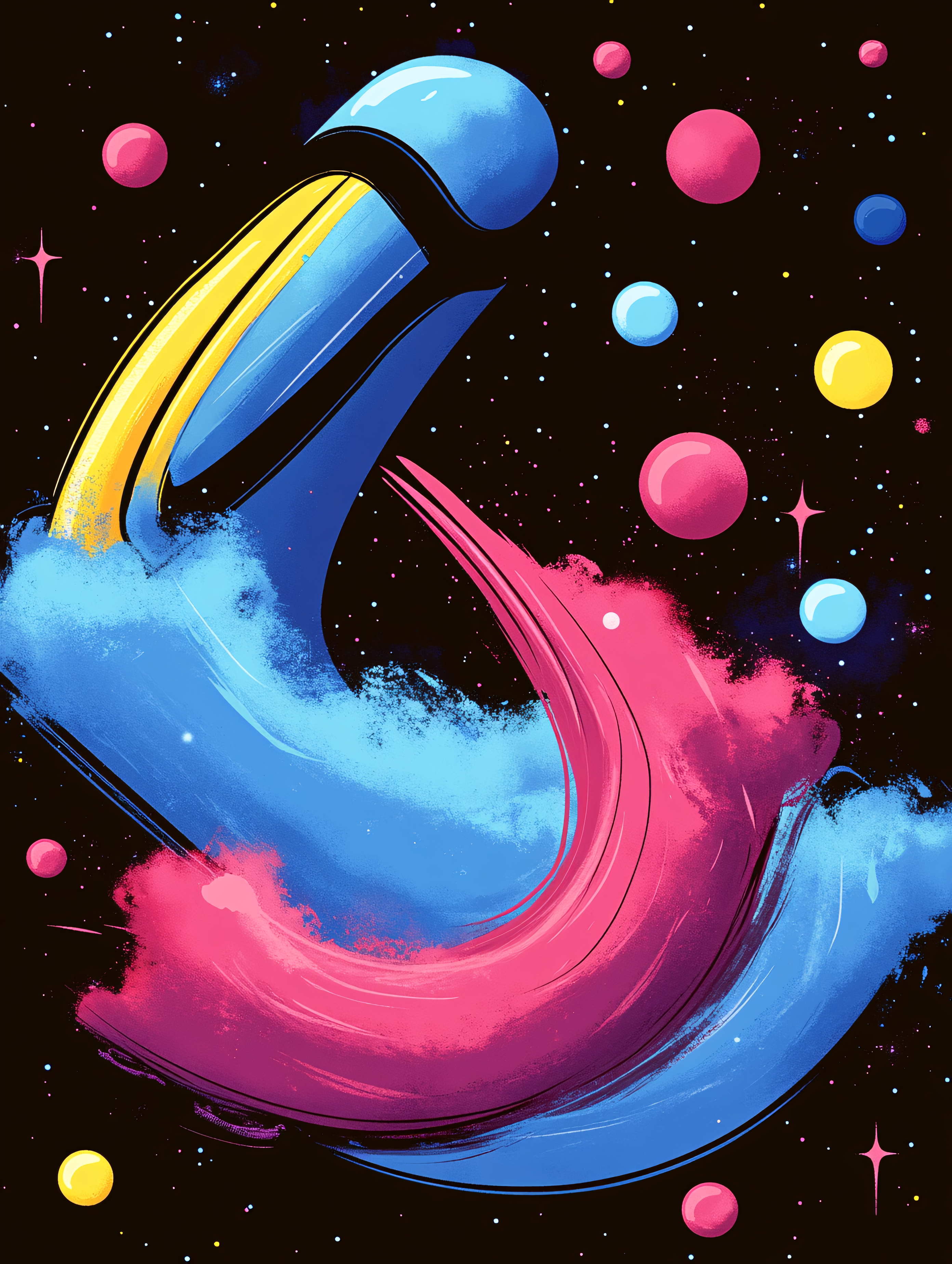 Cosmic Brushstrokes