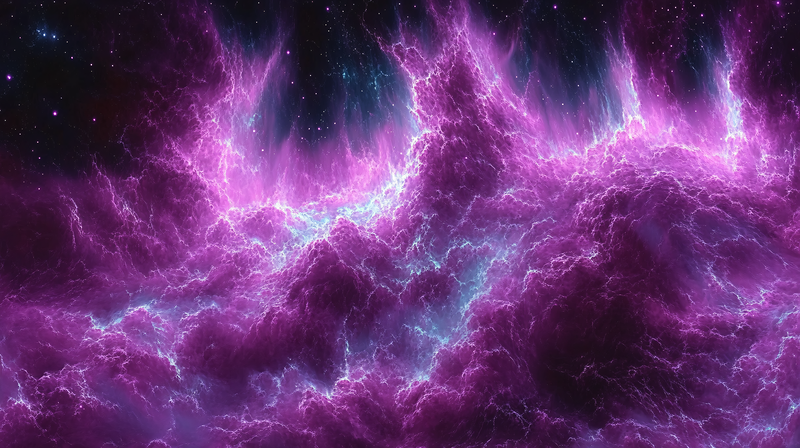 Cosmic Purple Nebula