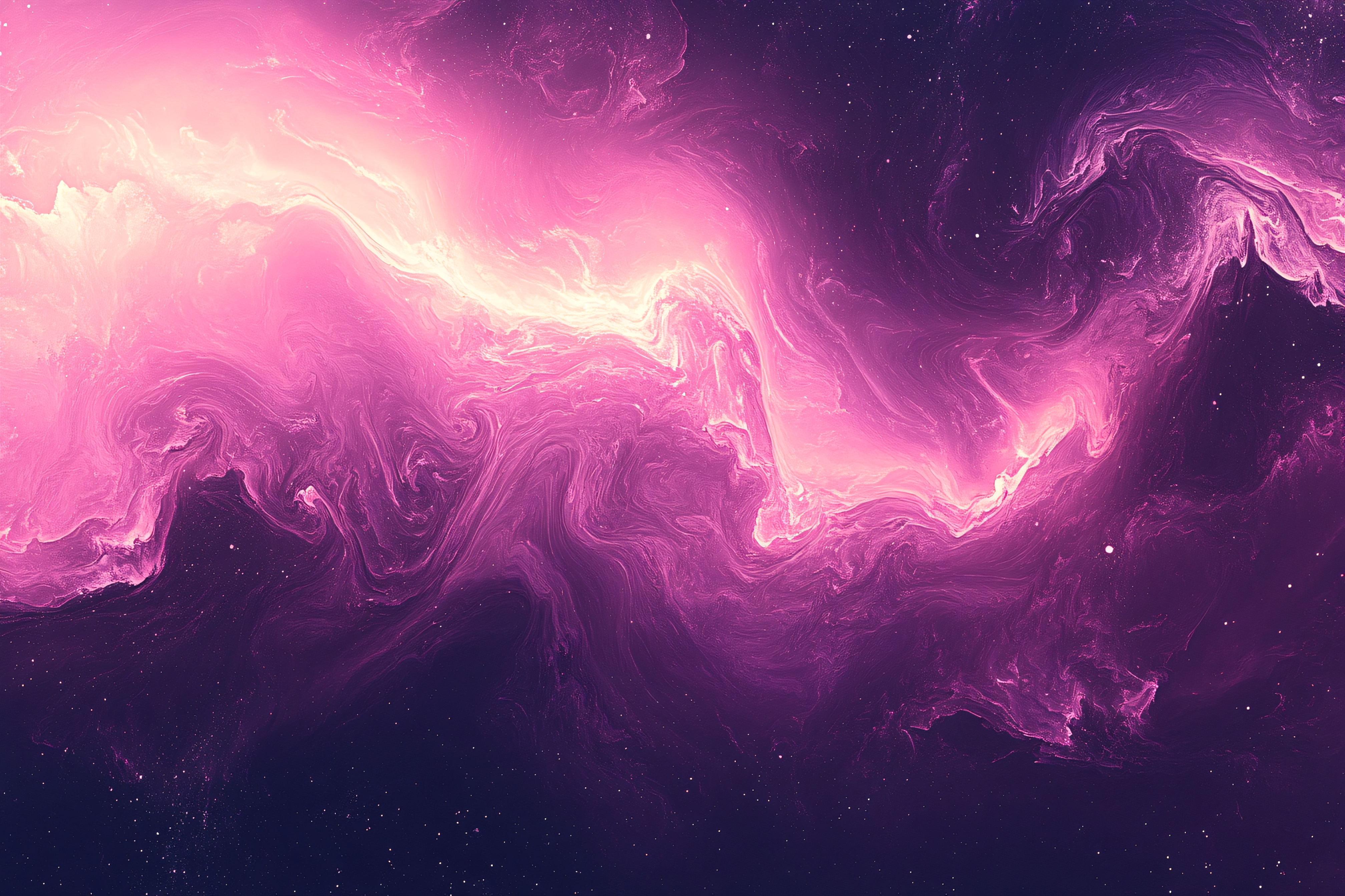 Cosmic Swirl of Pink and Purple