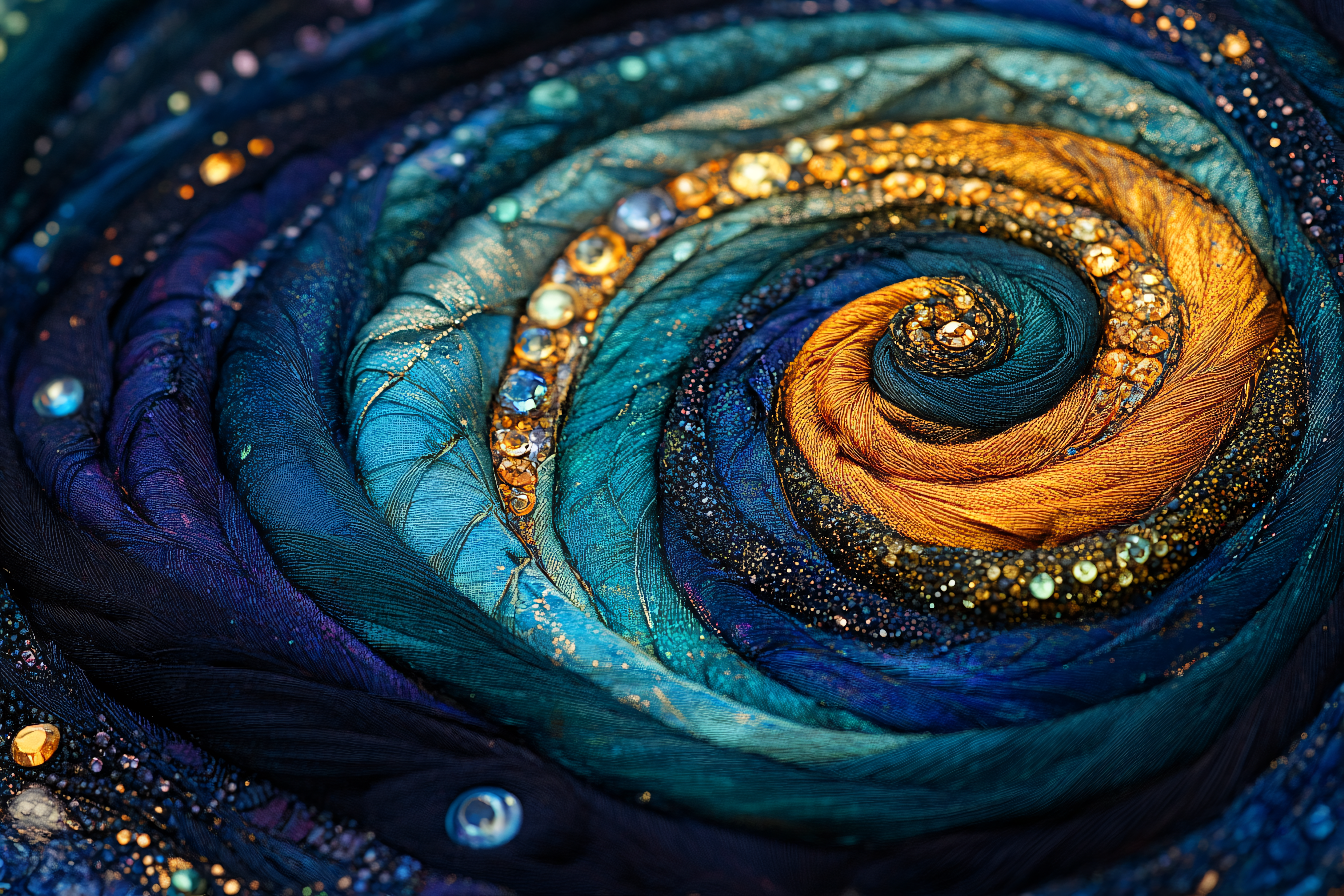 Cosmic Textile Spiral