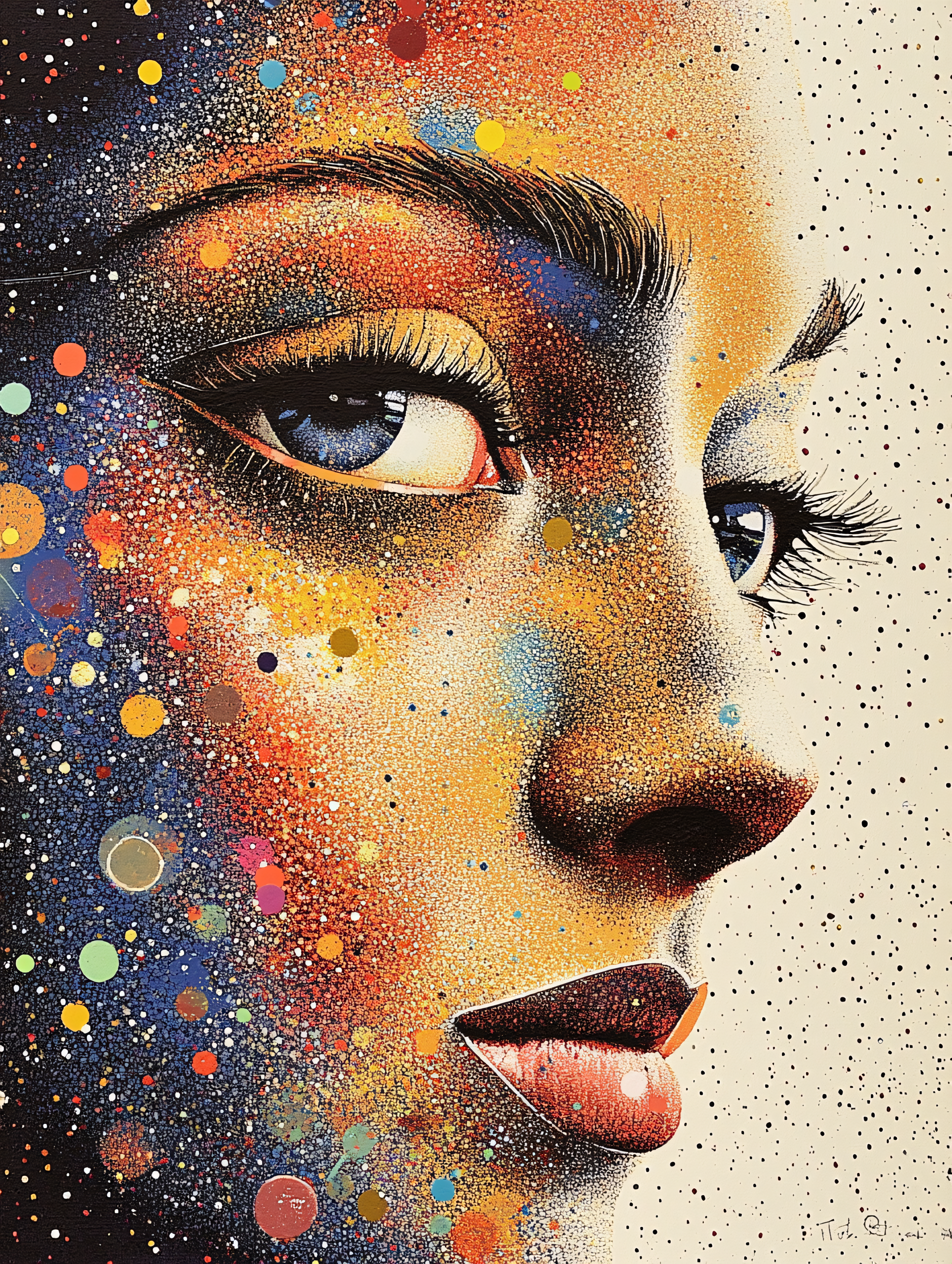 Cosmic Woman Portrait