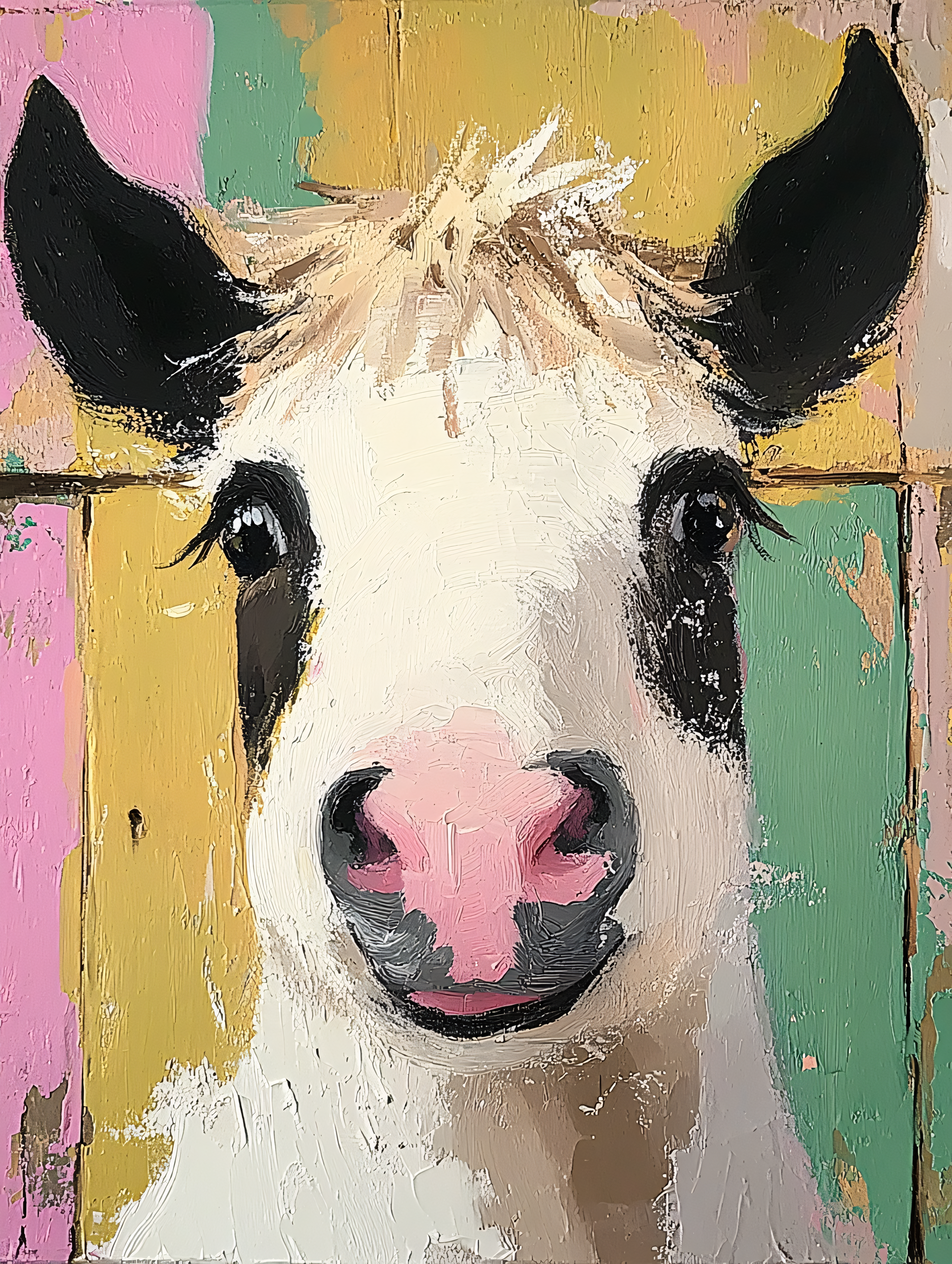 Cow Face Painting