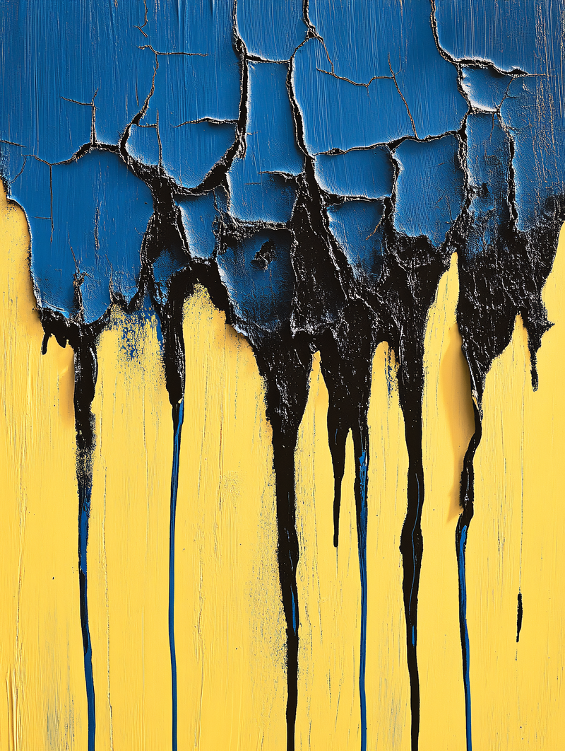 Cracked Paint Drips