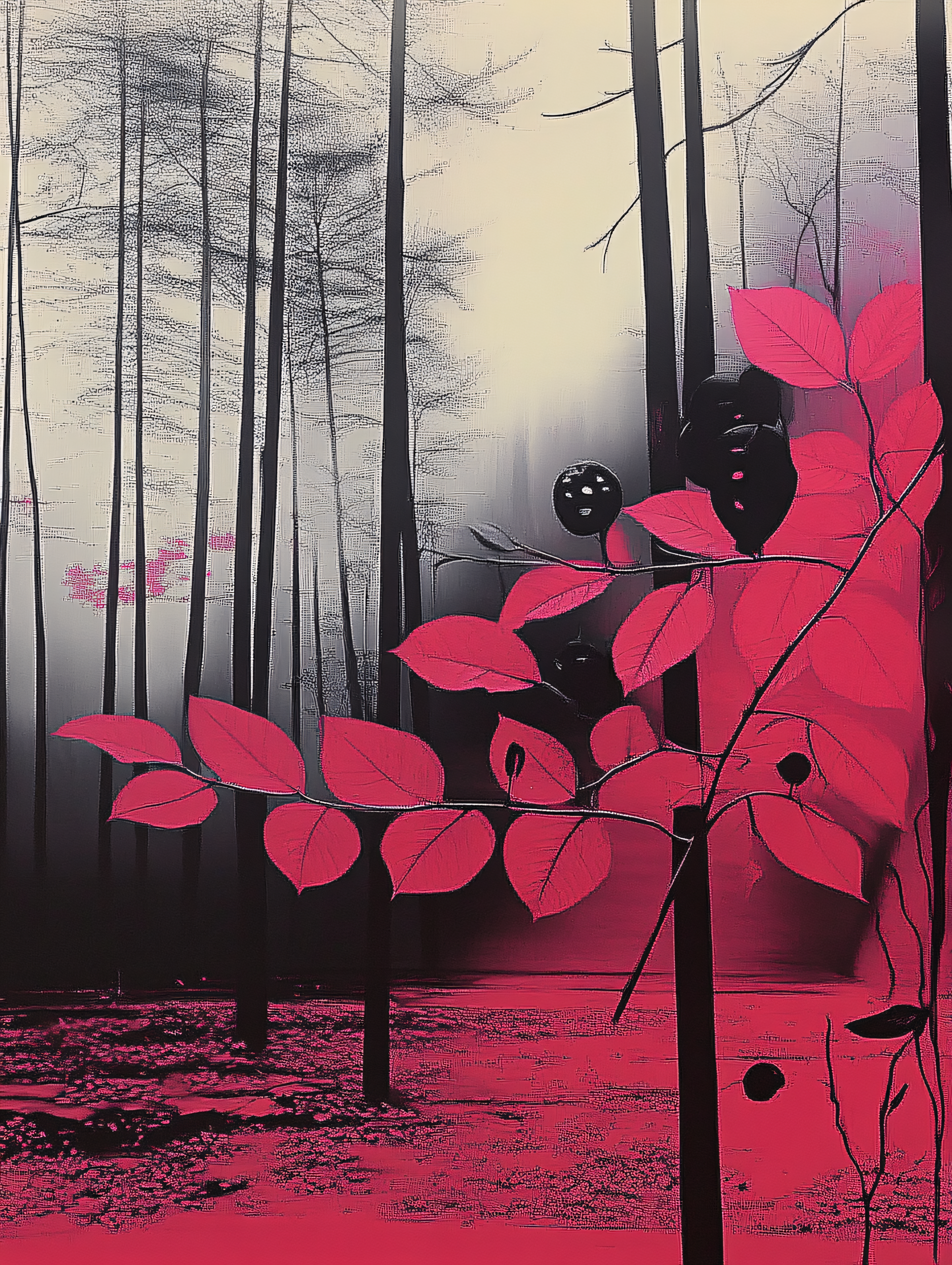 Crimson Forest Canopy