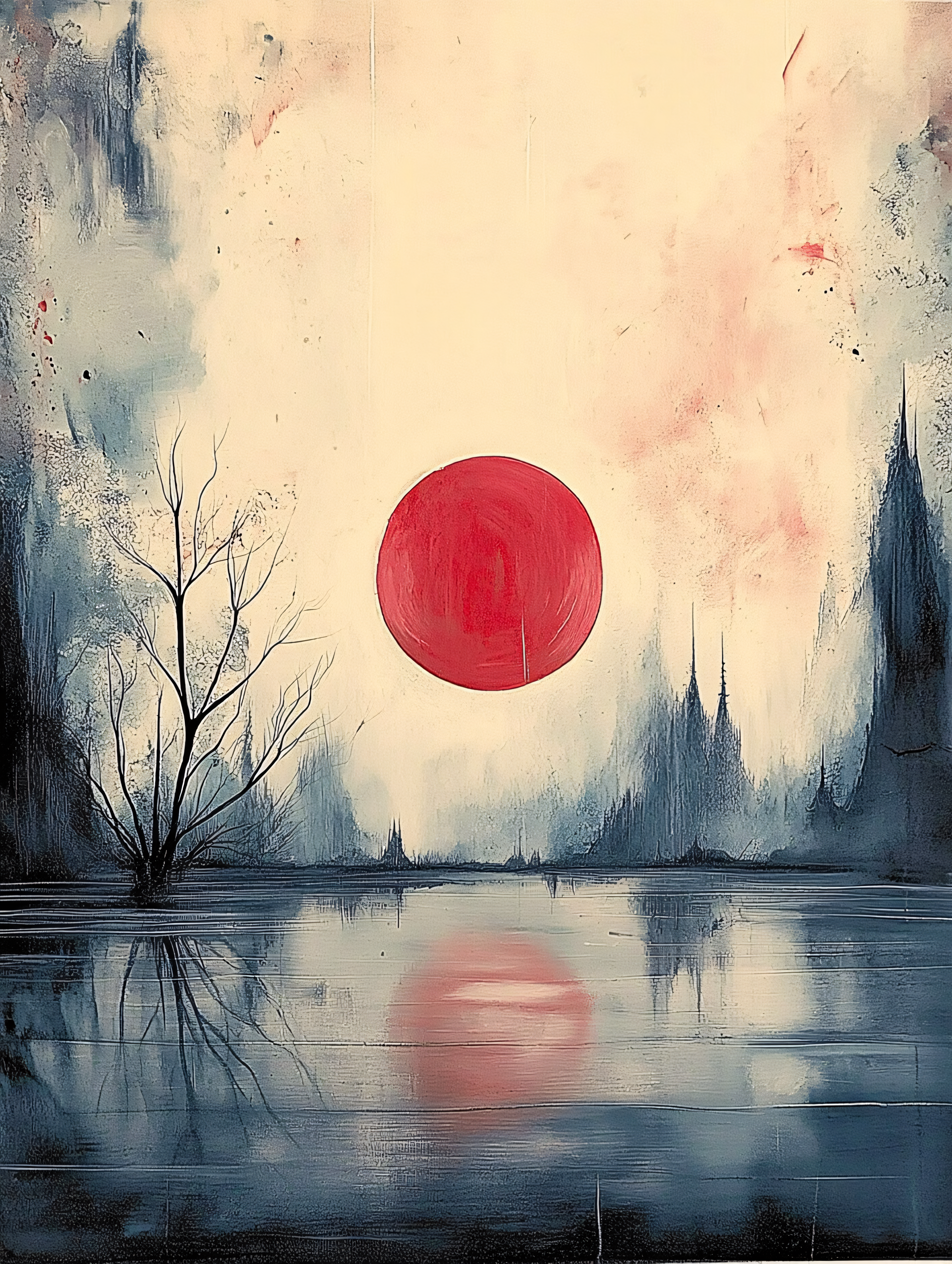 Crimson Sun Serenity