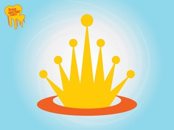 Crown Logo Template Free Vector