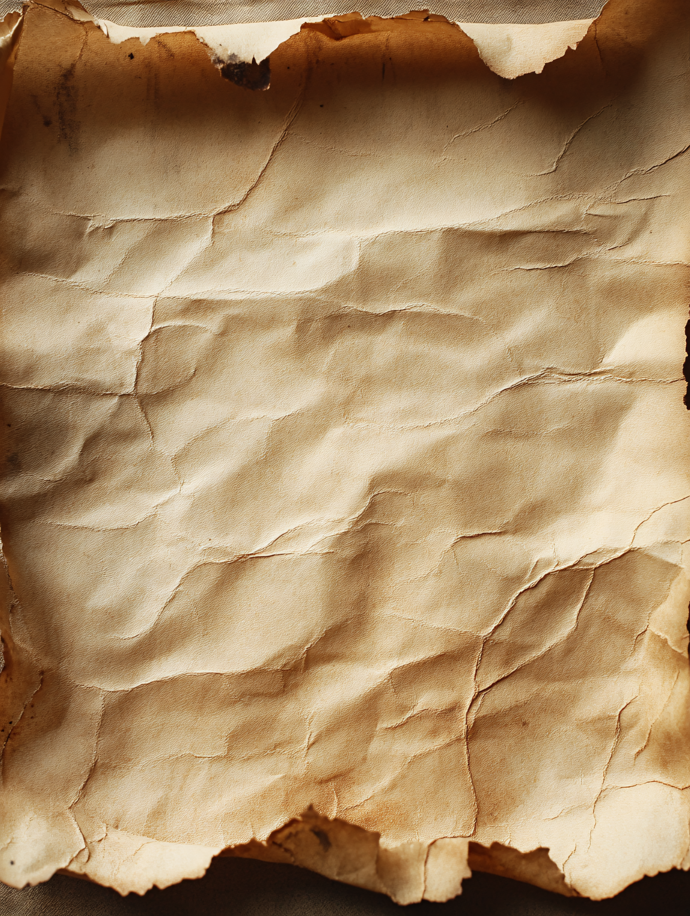 Crumpled Aged Paper