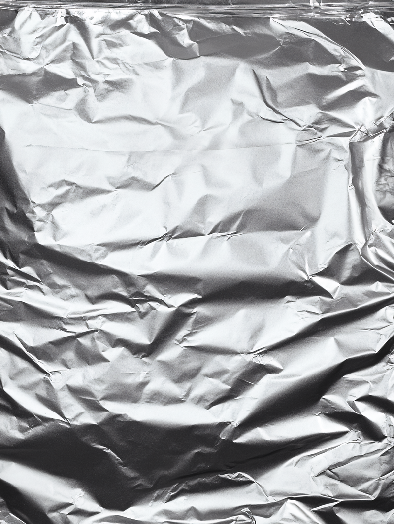 Crumpled Aluminum Foil Texture
