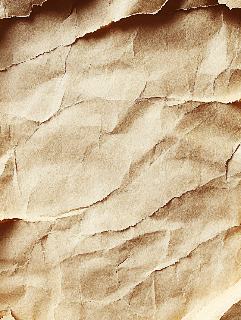 Crumpled Brown Paper Texture