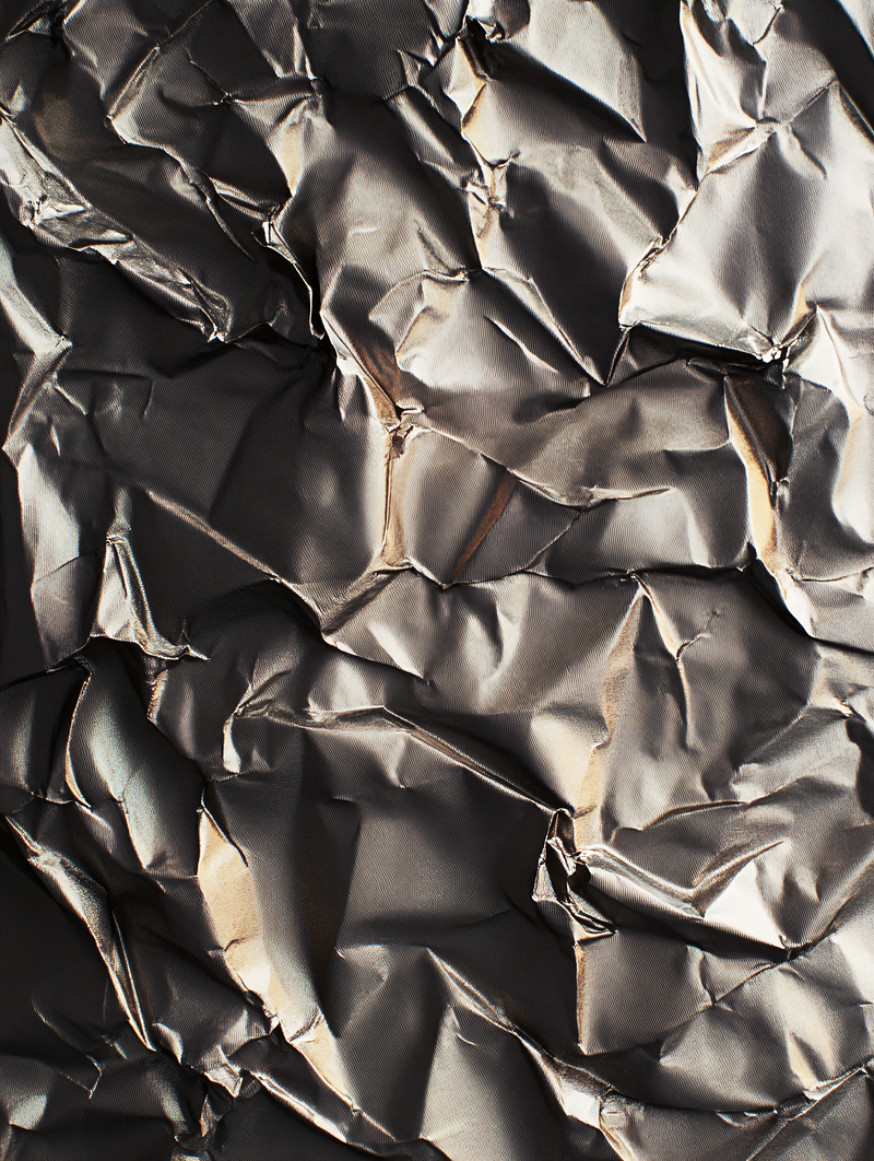 Crumpled Silver Texture