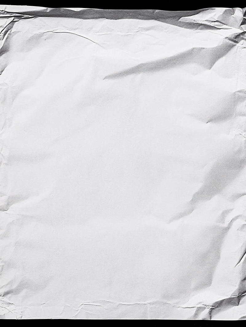 Crumpled White Paper Texture