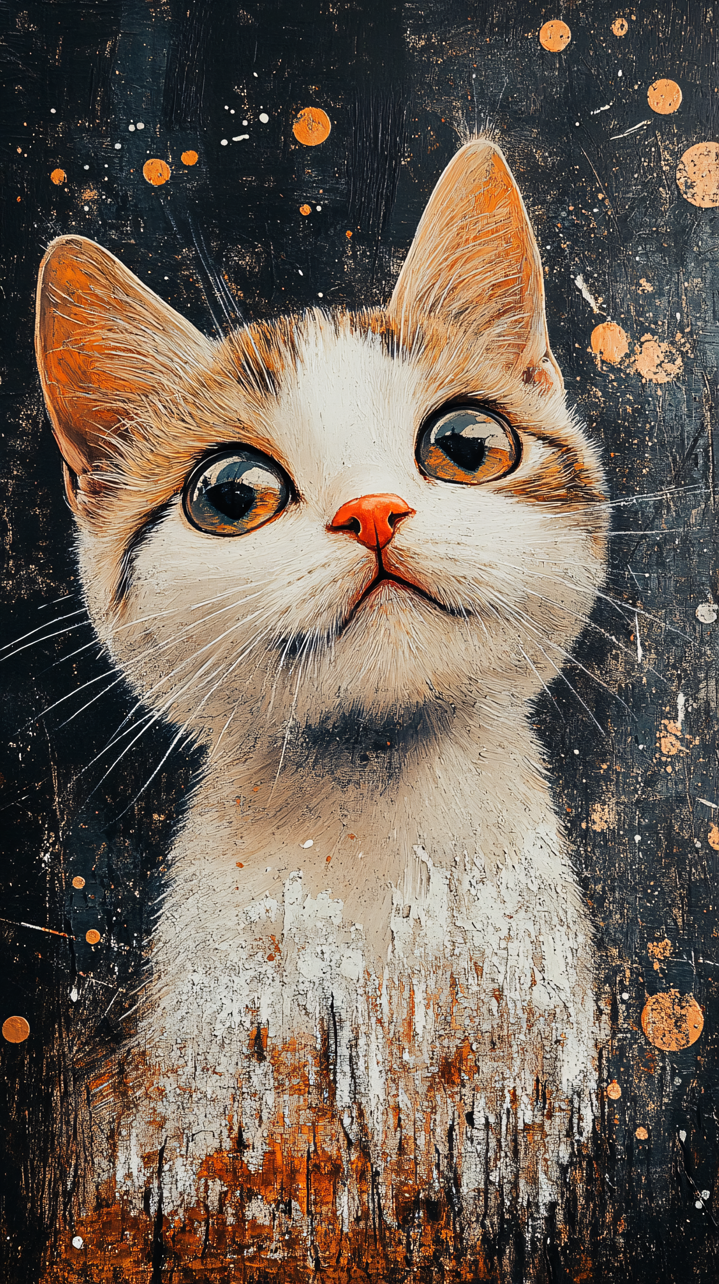 Curious Kitten Close-Up