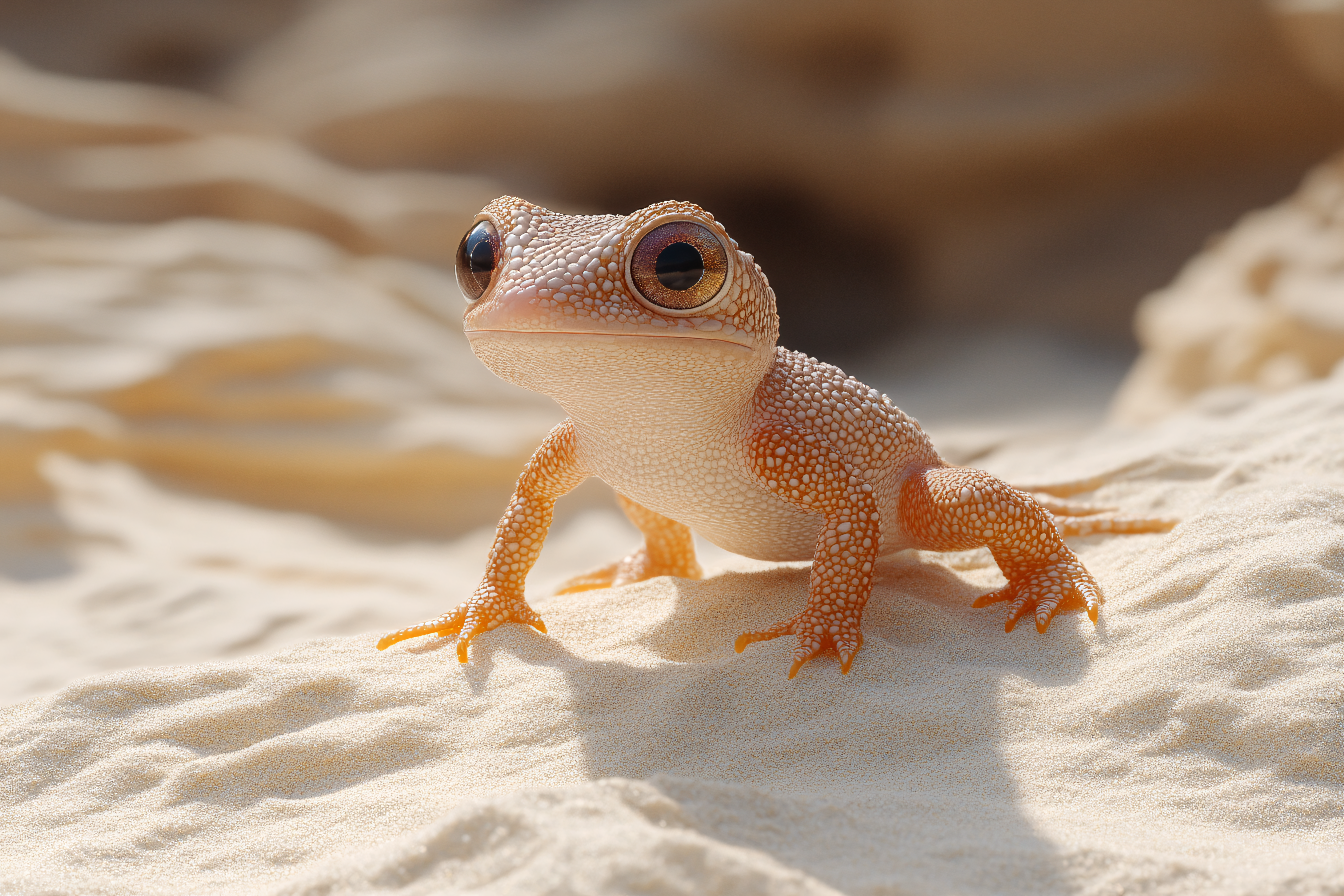 Curious Sand Gecko