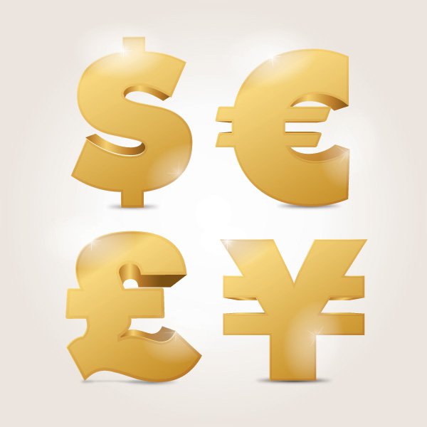 Currency Symbols Free Vector