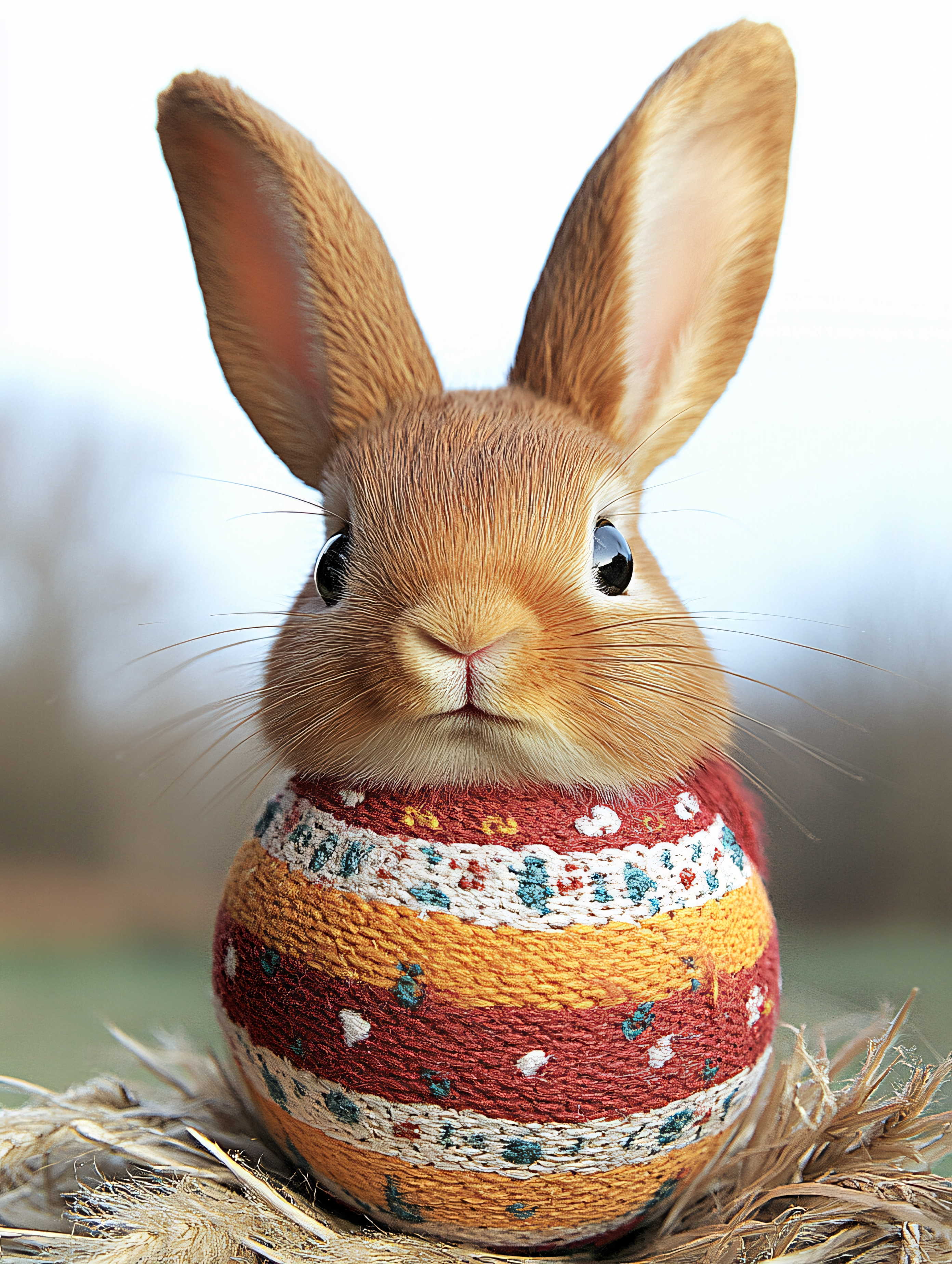 Cute Bunny in Sweater