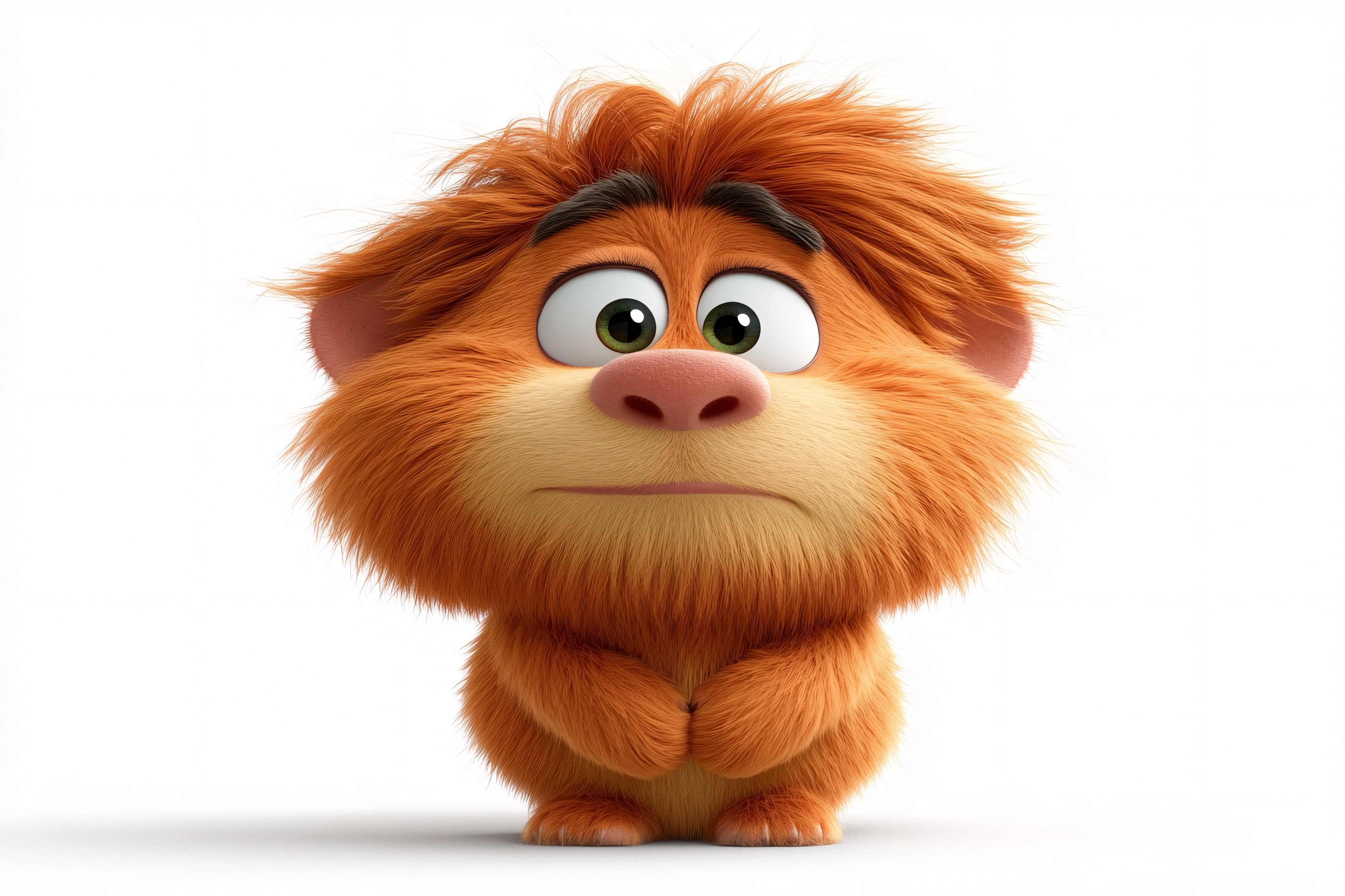 Cute Orange Furry Creature