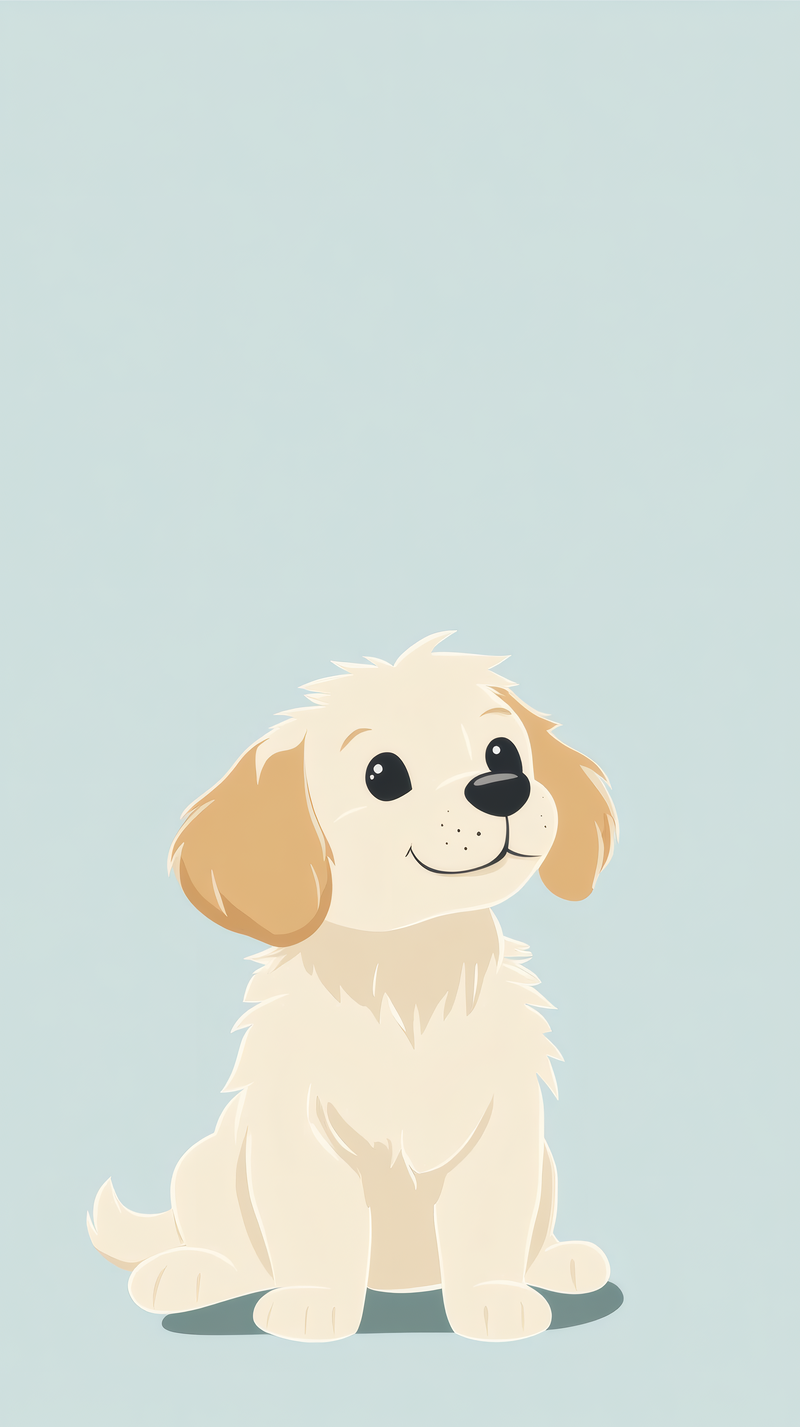 Cute Puppy Sitting
